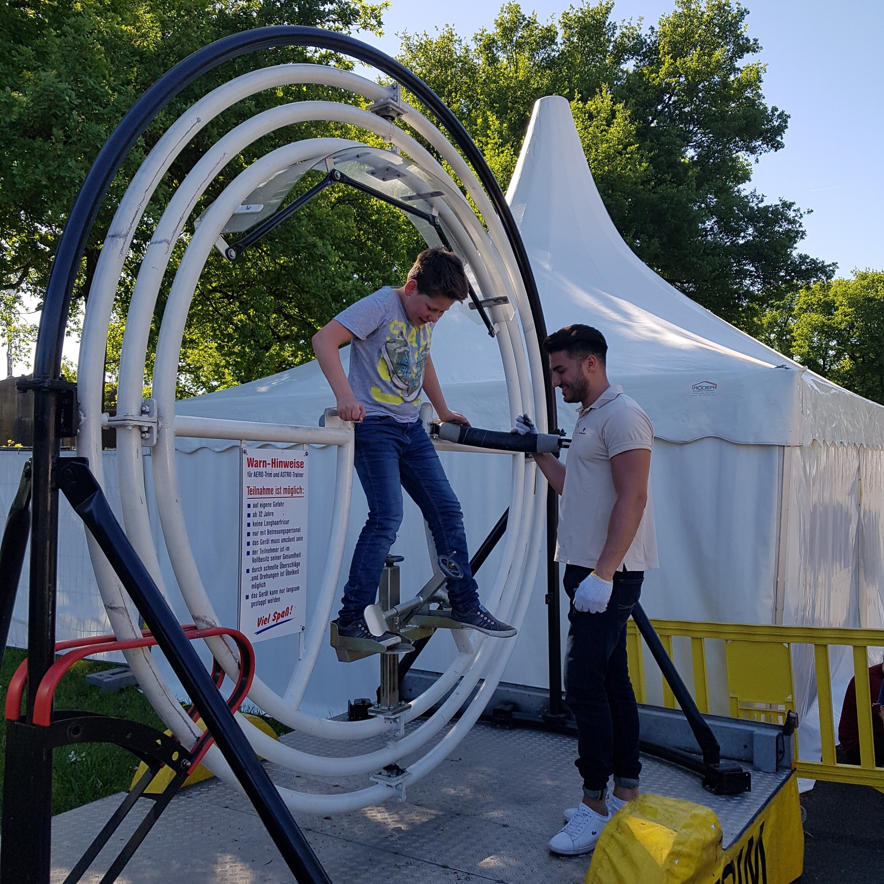 Mitarbeiter im Einsatz