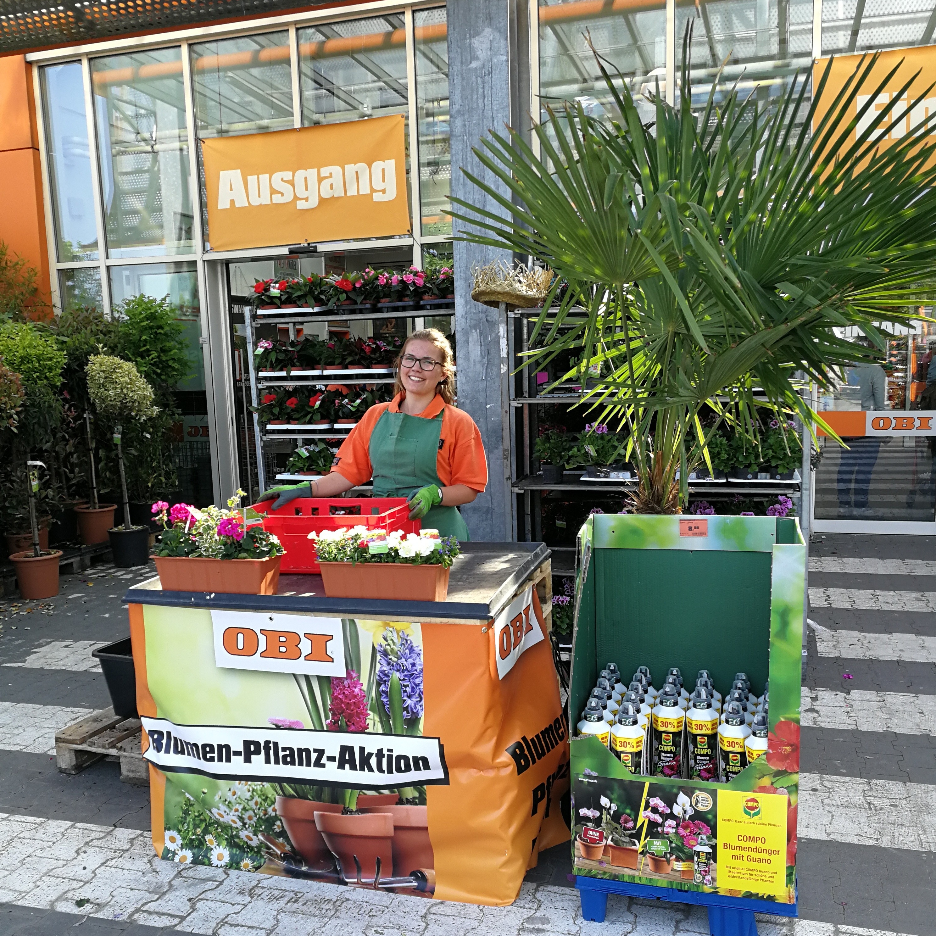 Mitarbeiter im Einsatz