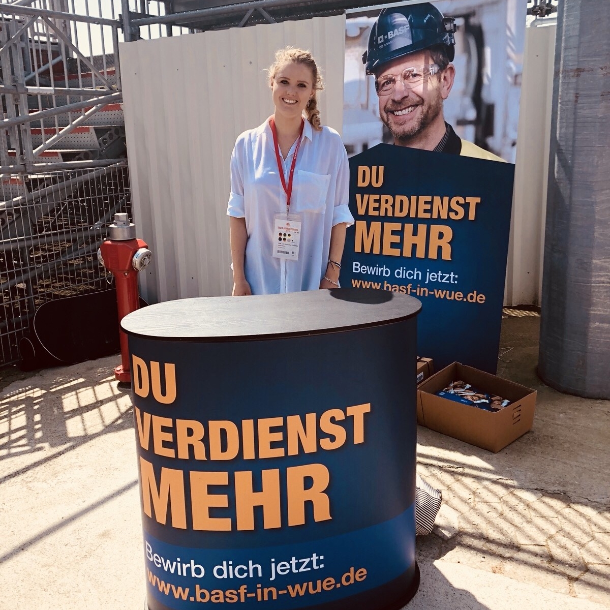 Mitarbeiter im Einsatz