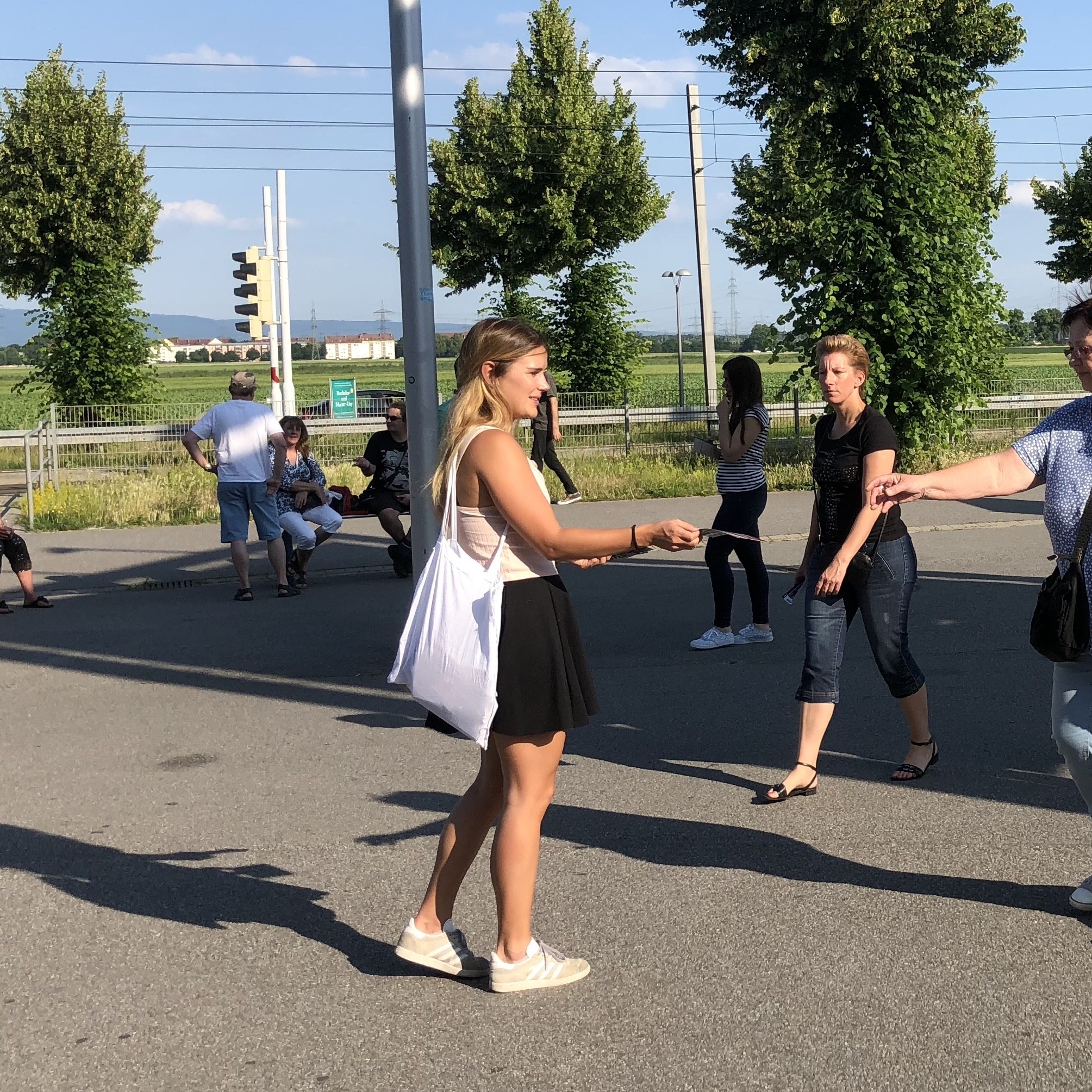 Mitarbeiter im Einsatz