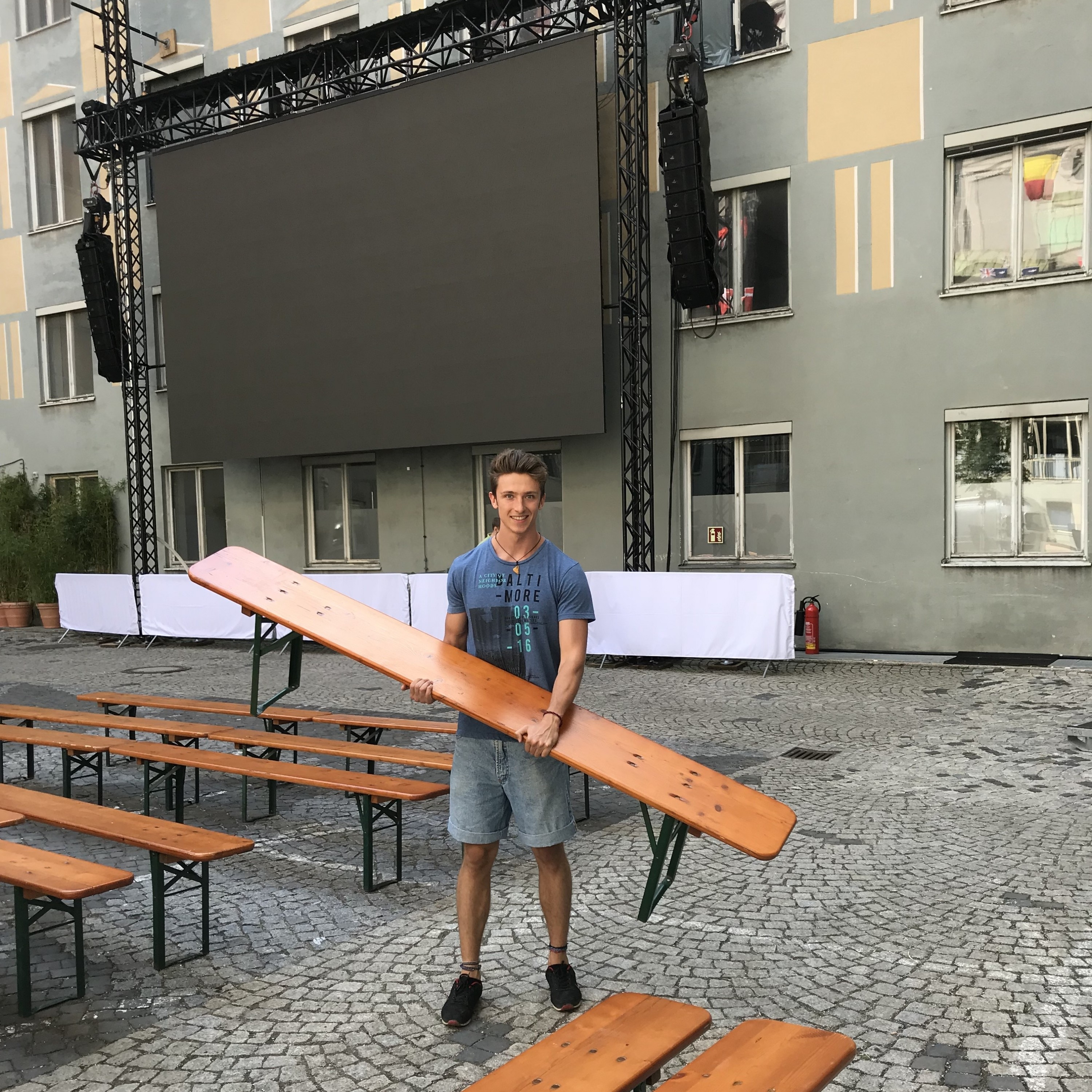 Mitarbeiter im Einsatz