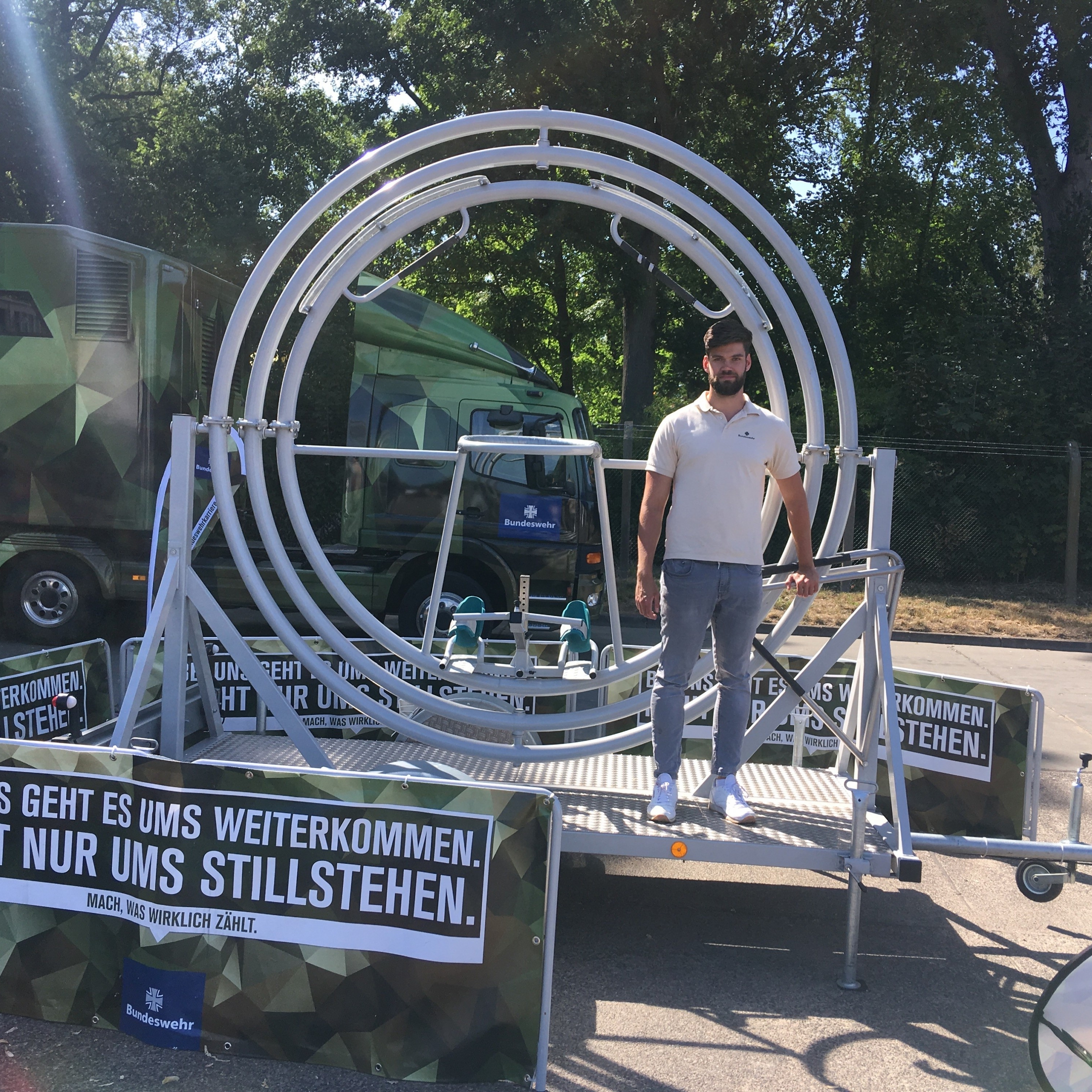 Mitarbeiter im Einsatz