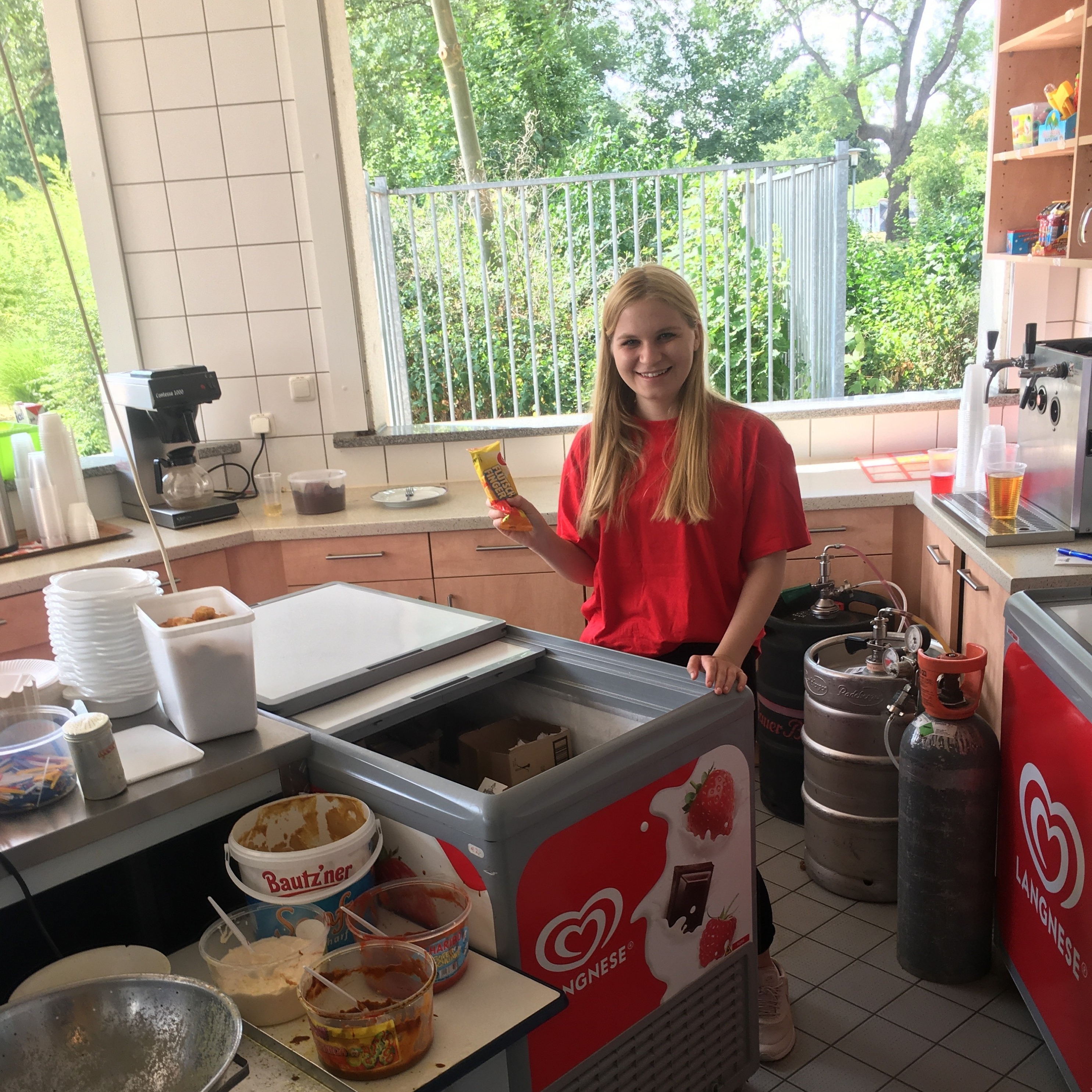 Mitarbeiter im Einsatz