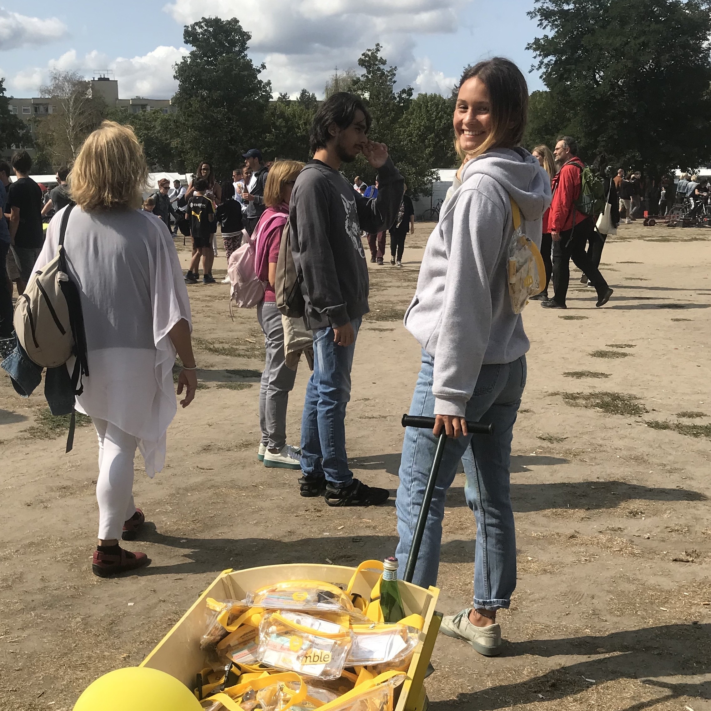 Mitarbeiter im Einsatz