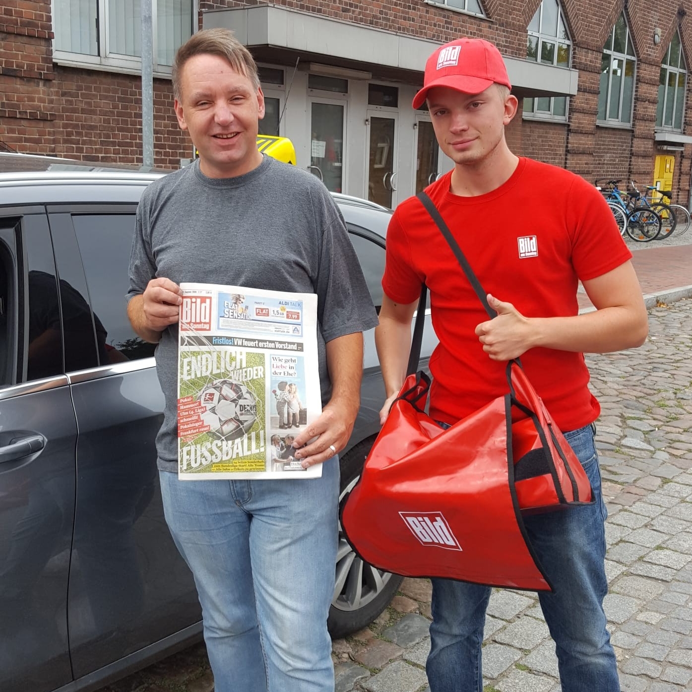 Mitarbeiter im Einsatz