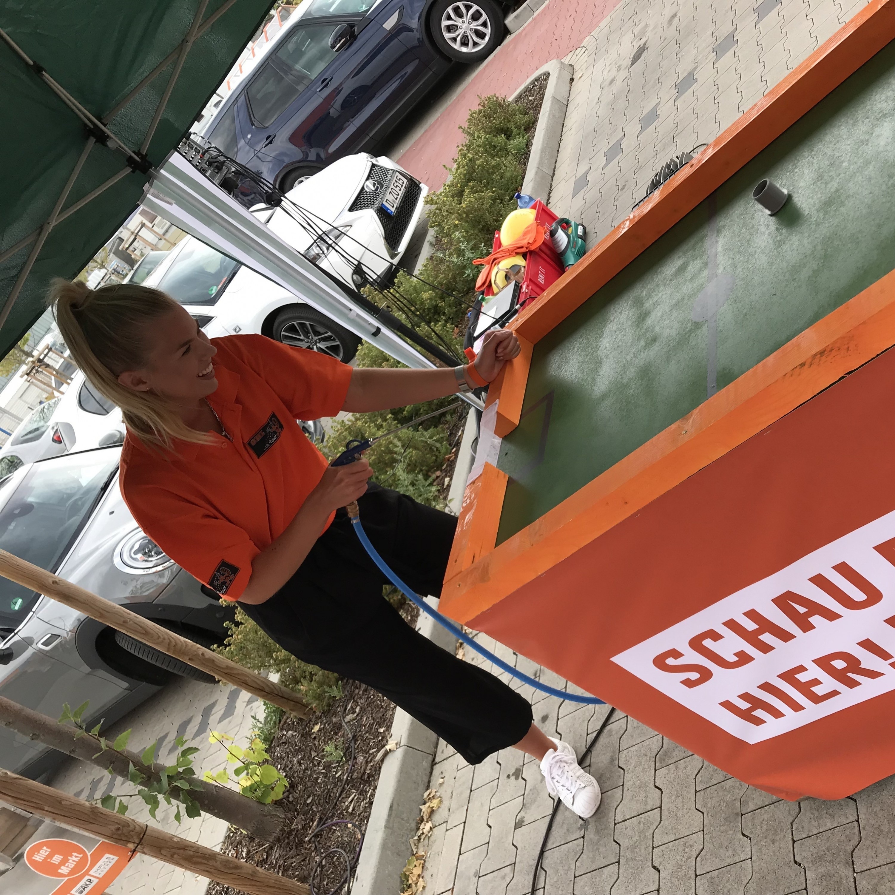 Mitarbeiter im Einsatz