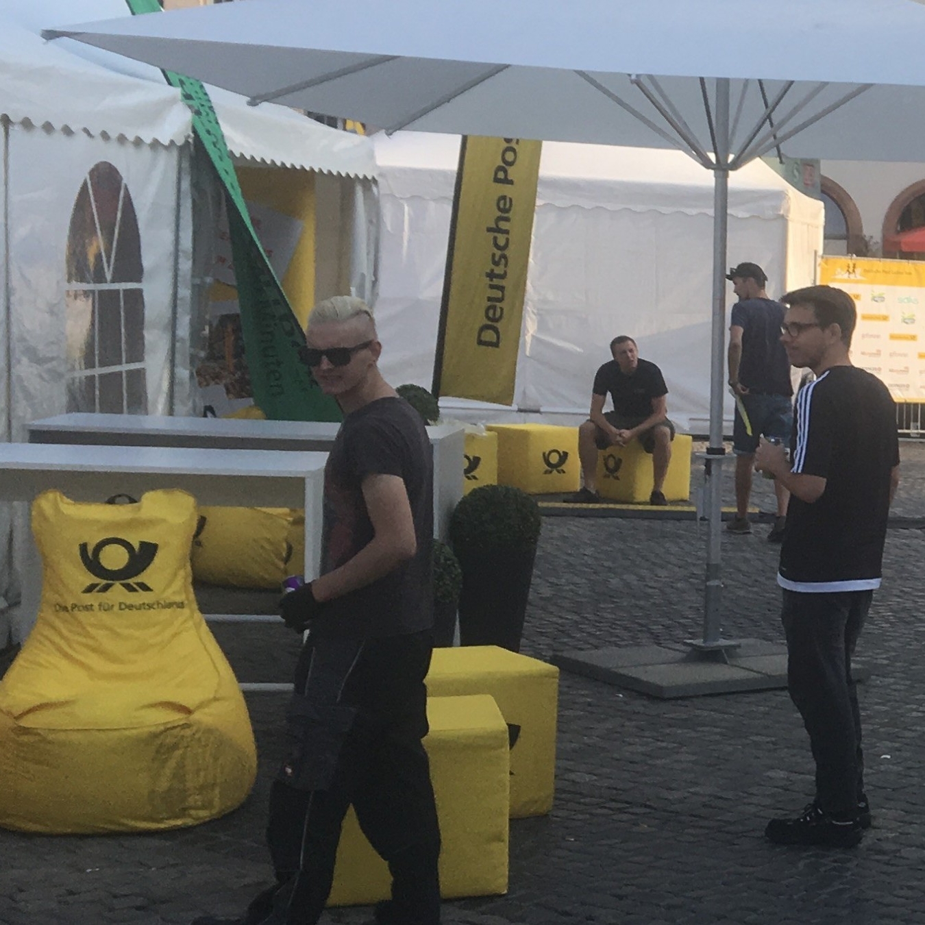 Mitarbeiter im Einsatz