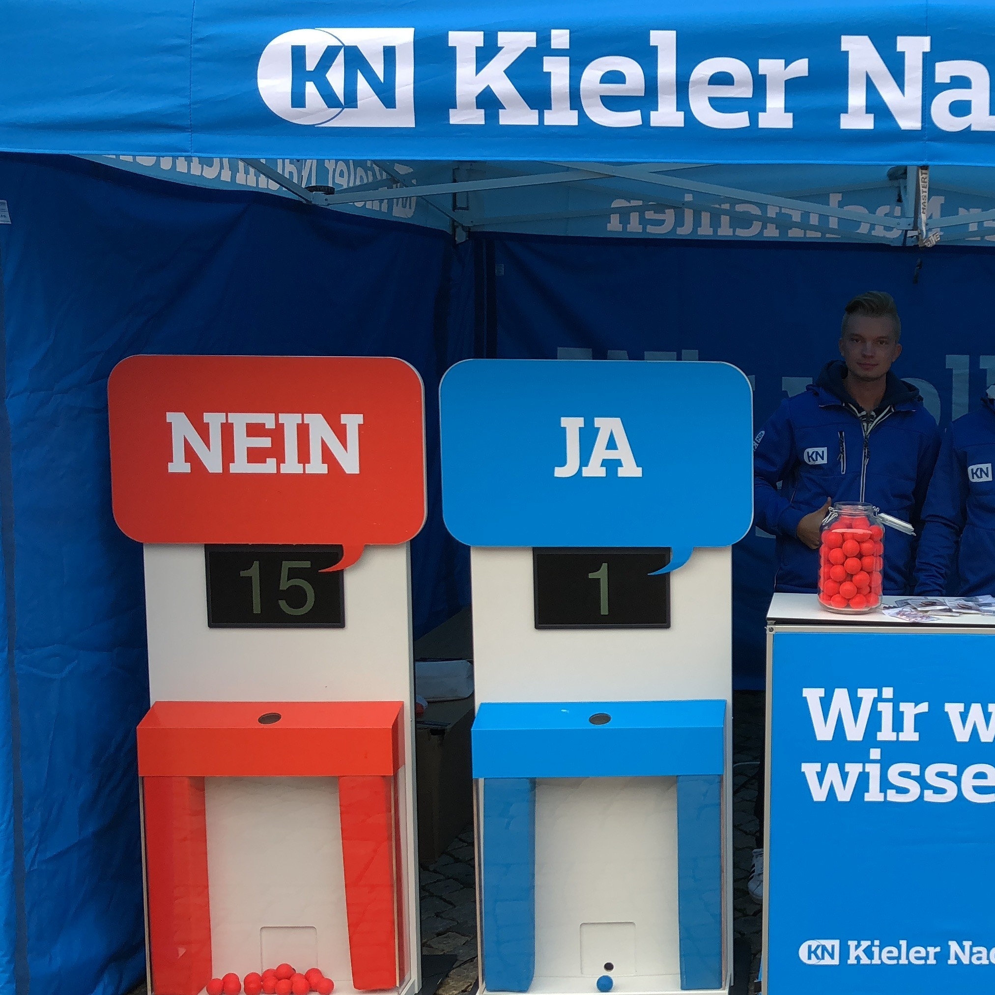 Mitarbeiter im Einsatz