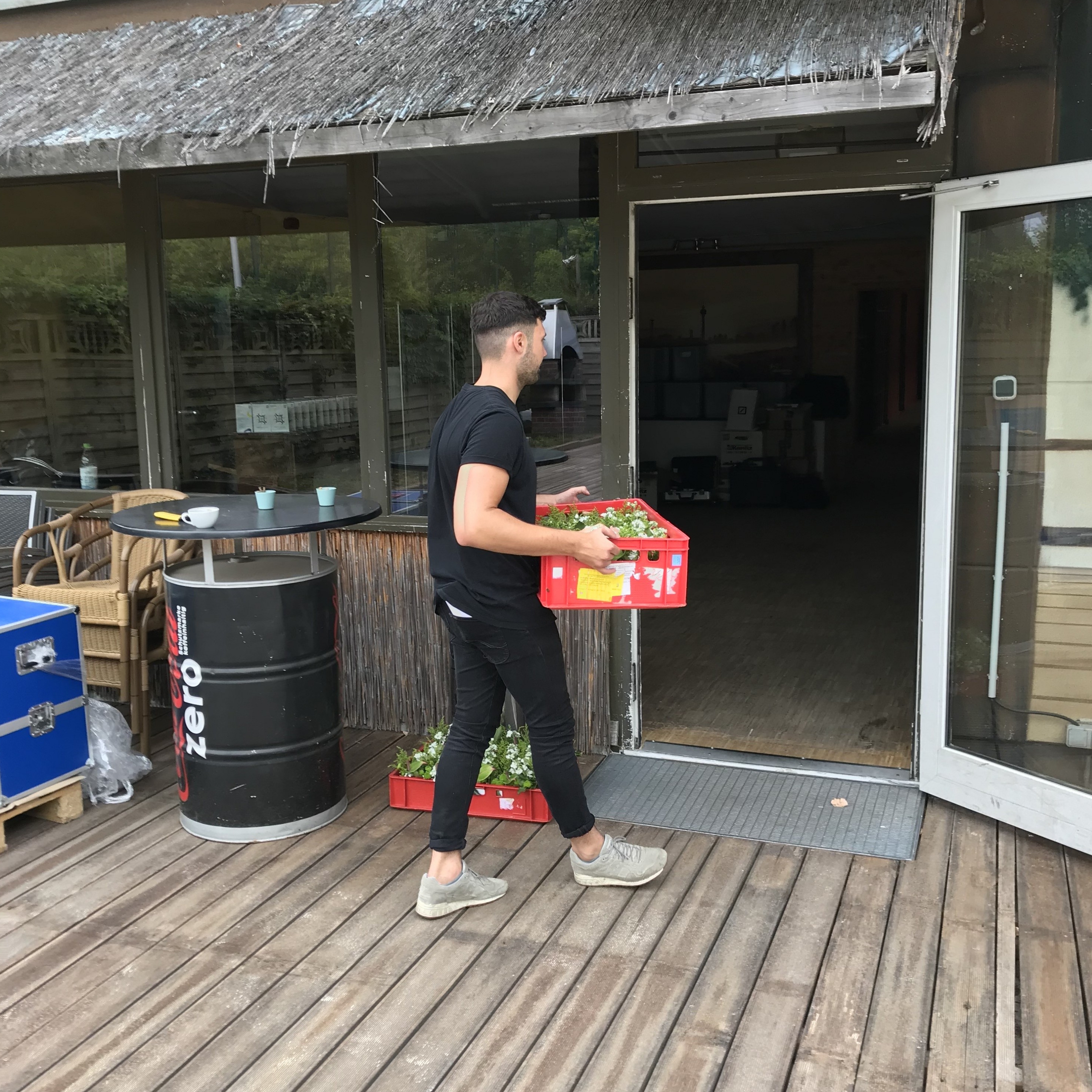 Mitarbeiter im Einsatz