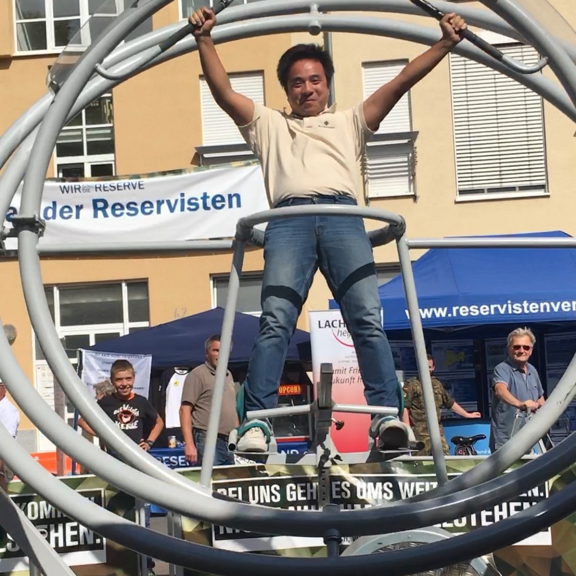 Mitarbeiter im Einsatz