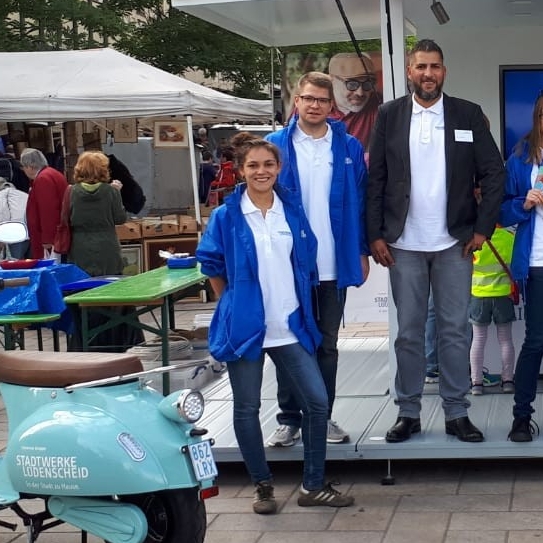 Mitarbeiter im Einsatz