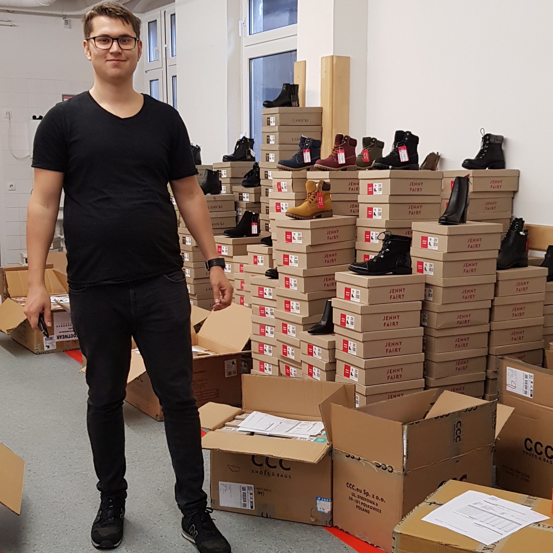 Mitarbeiter im Einsatz