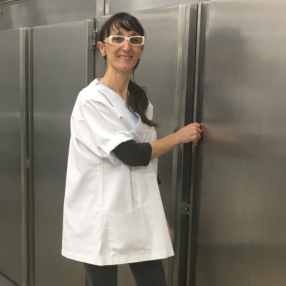 Irena bei der Arbeit