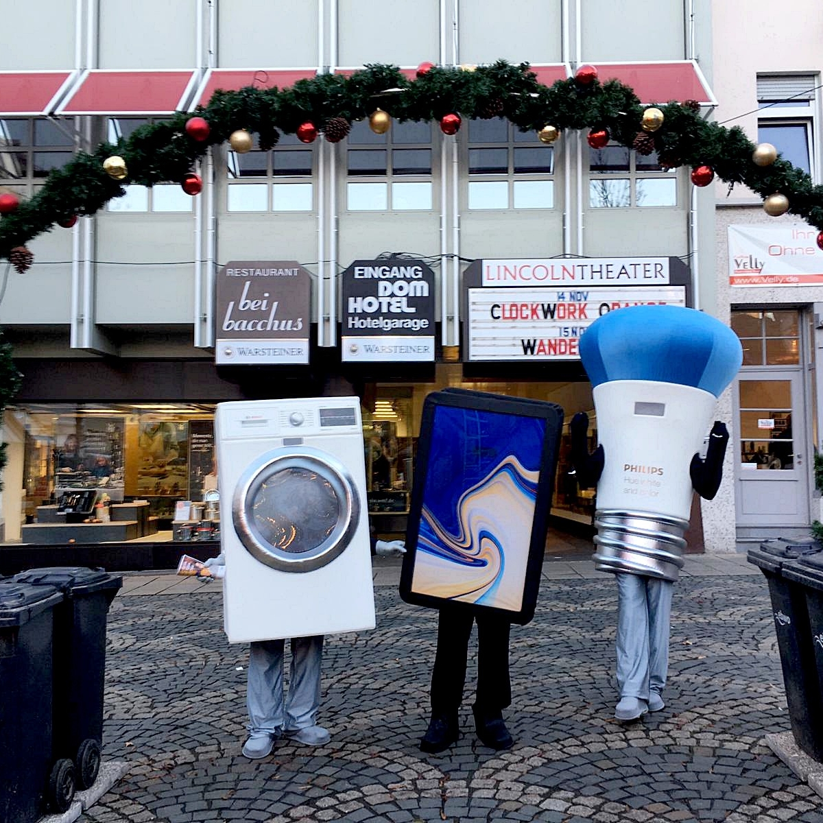 Mitarbeiter im Einsatz