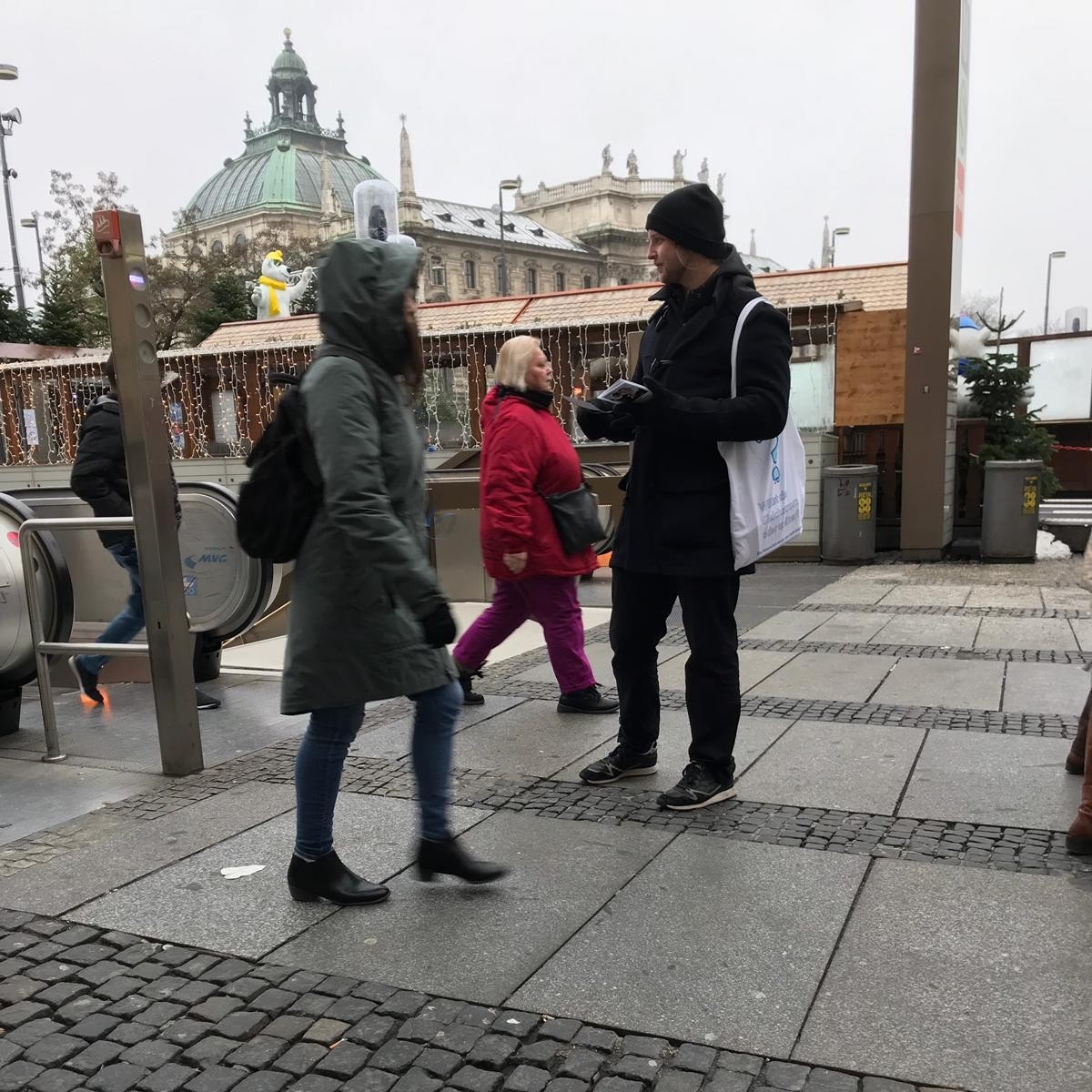 Mitarbeiter im Einsatz