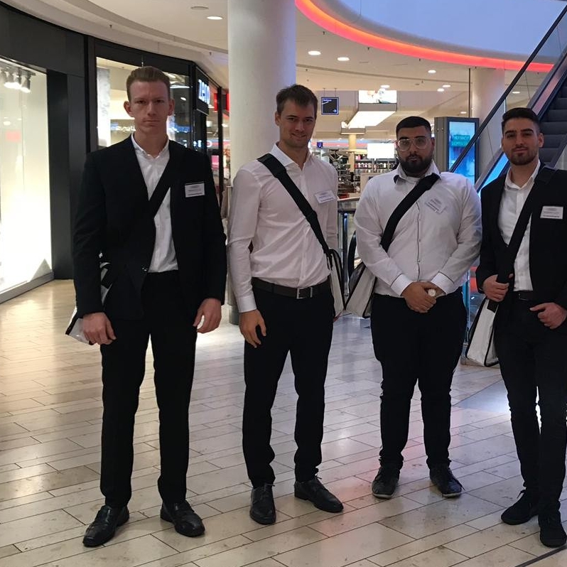 Mitarbeiter im Einsatz