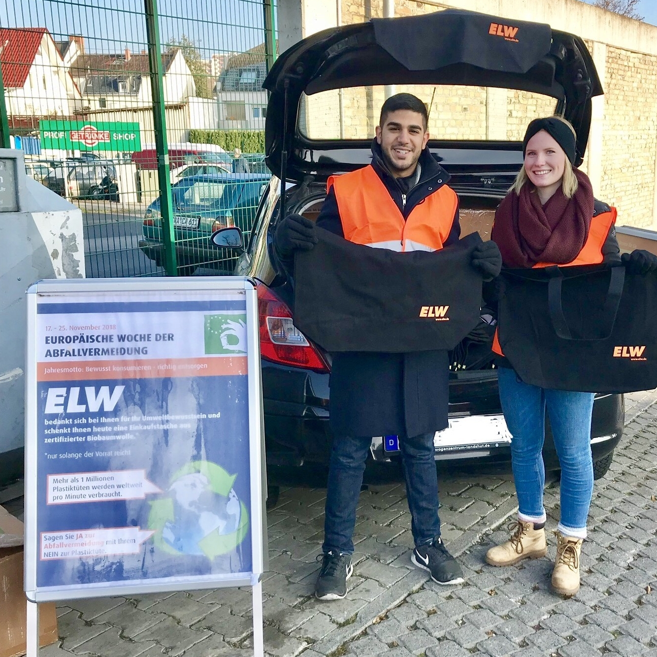 Mitarbeiter im Einsatz