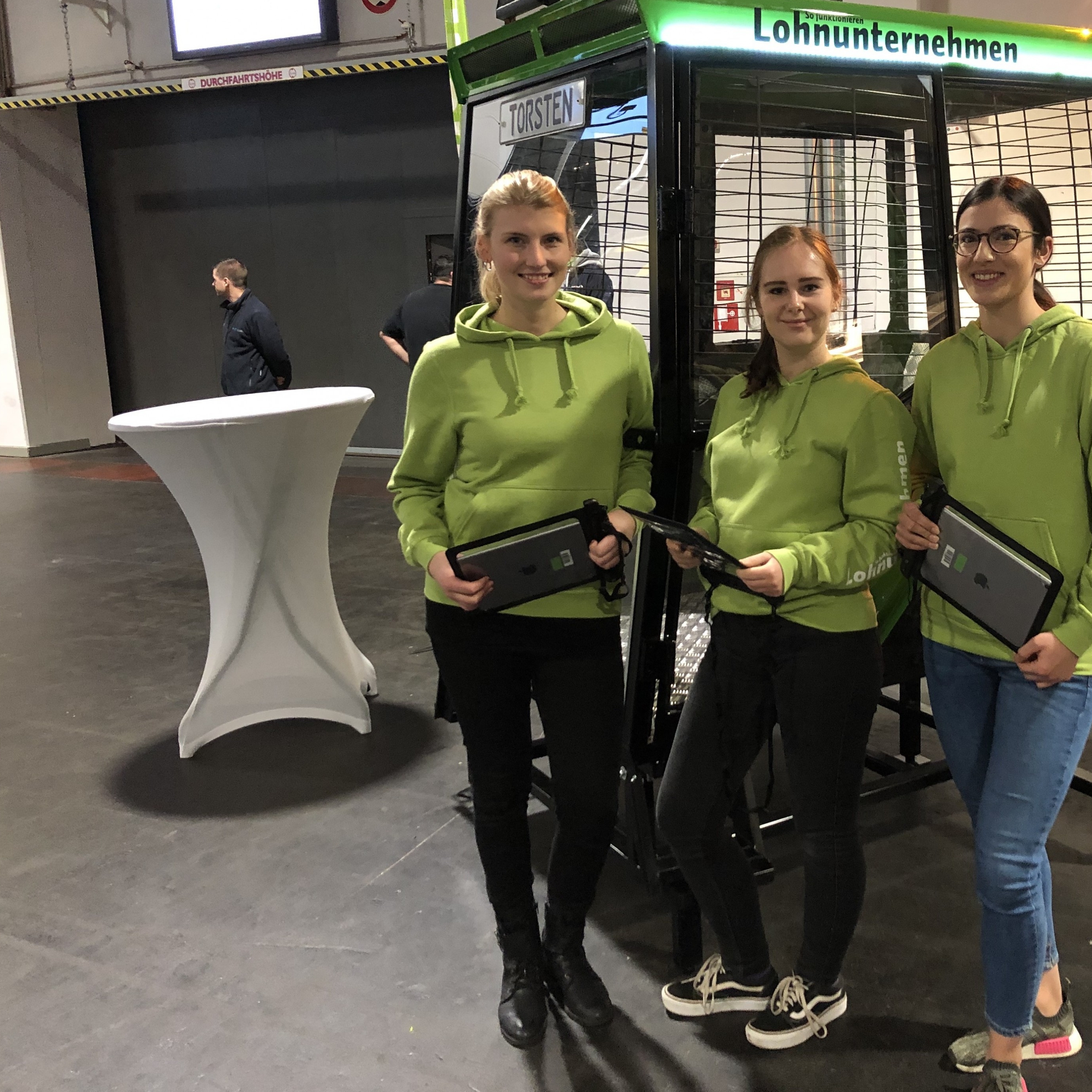 Mitarbeiter im Einsatz