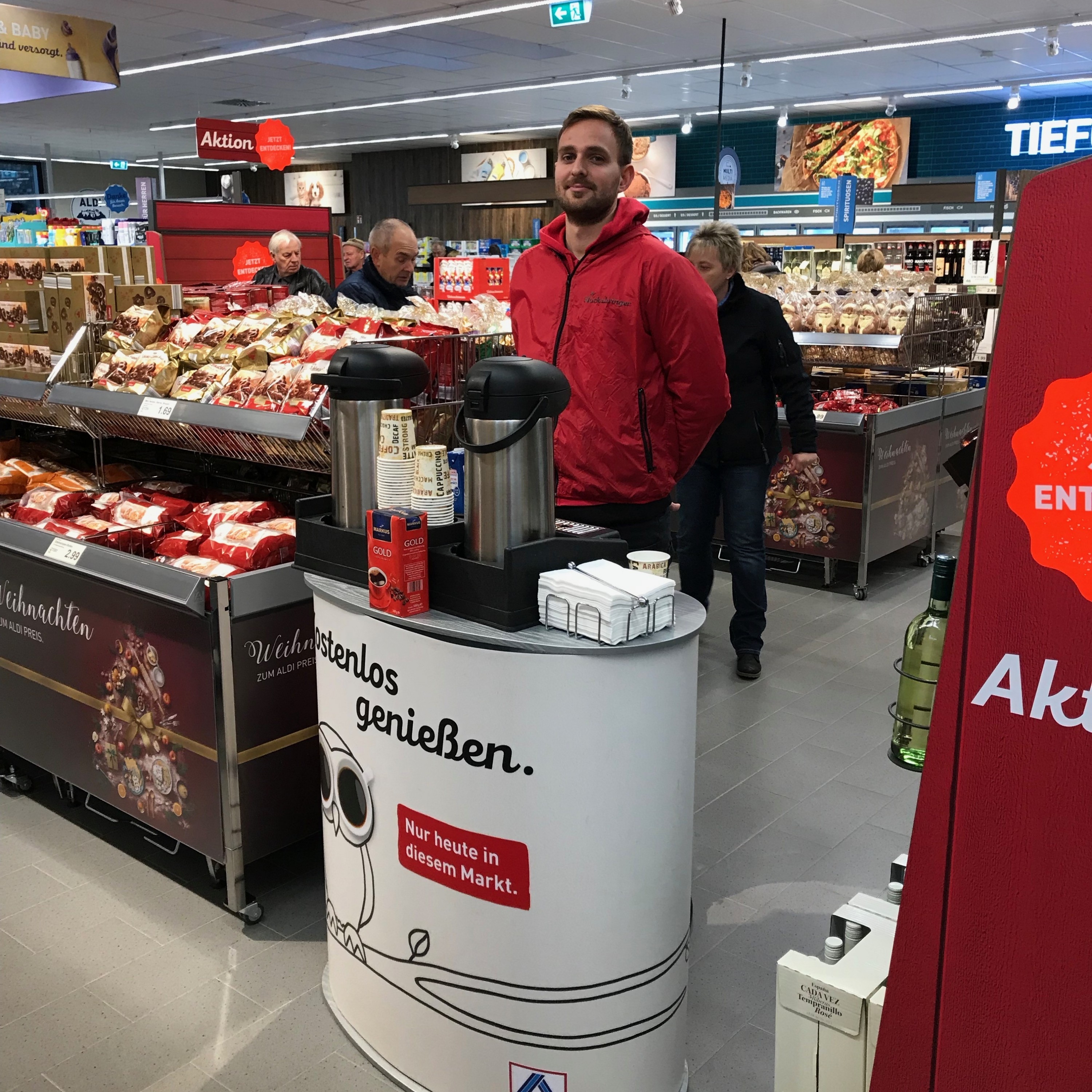 Mitarbeiter im Einsatz