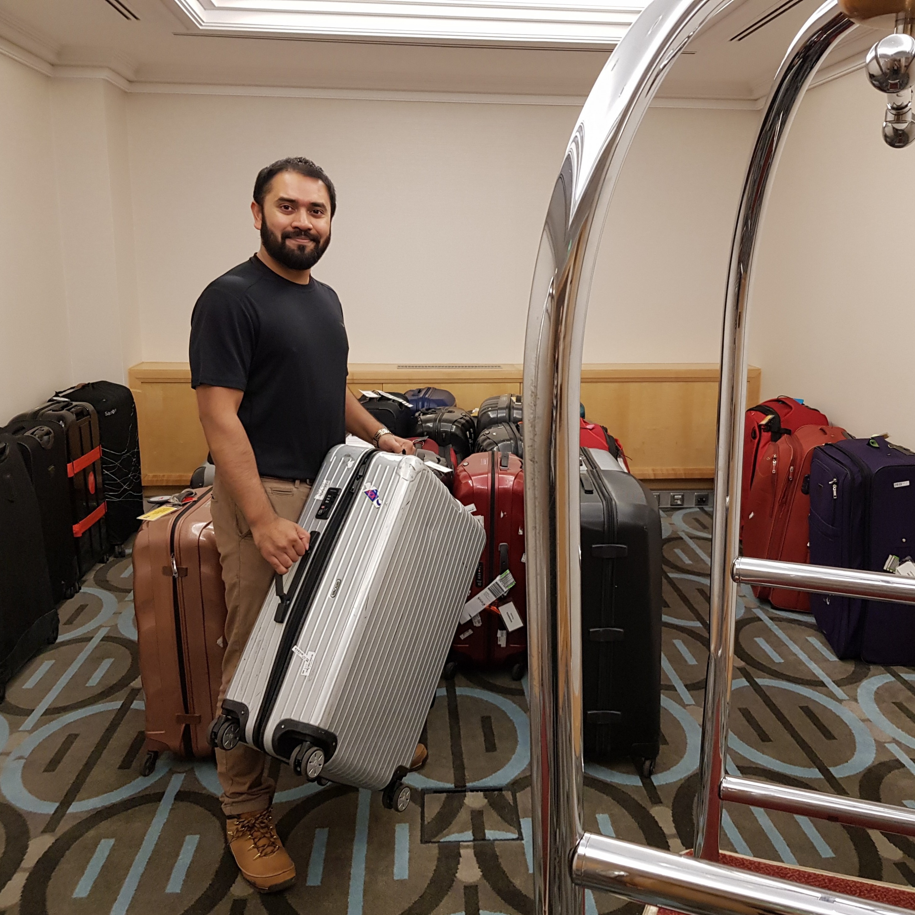 Shazzat bei der Arbeit