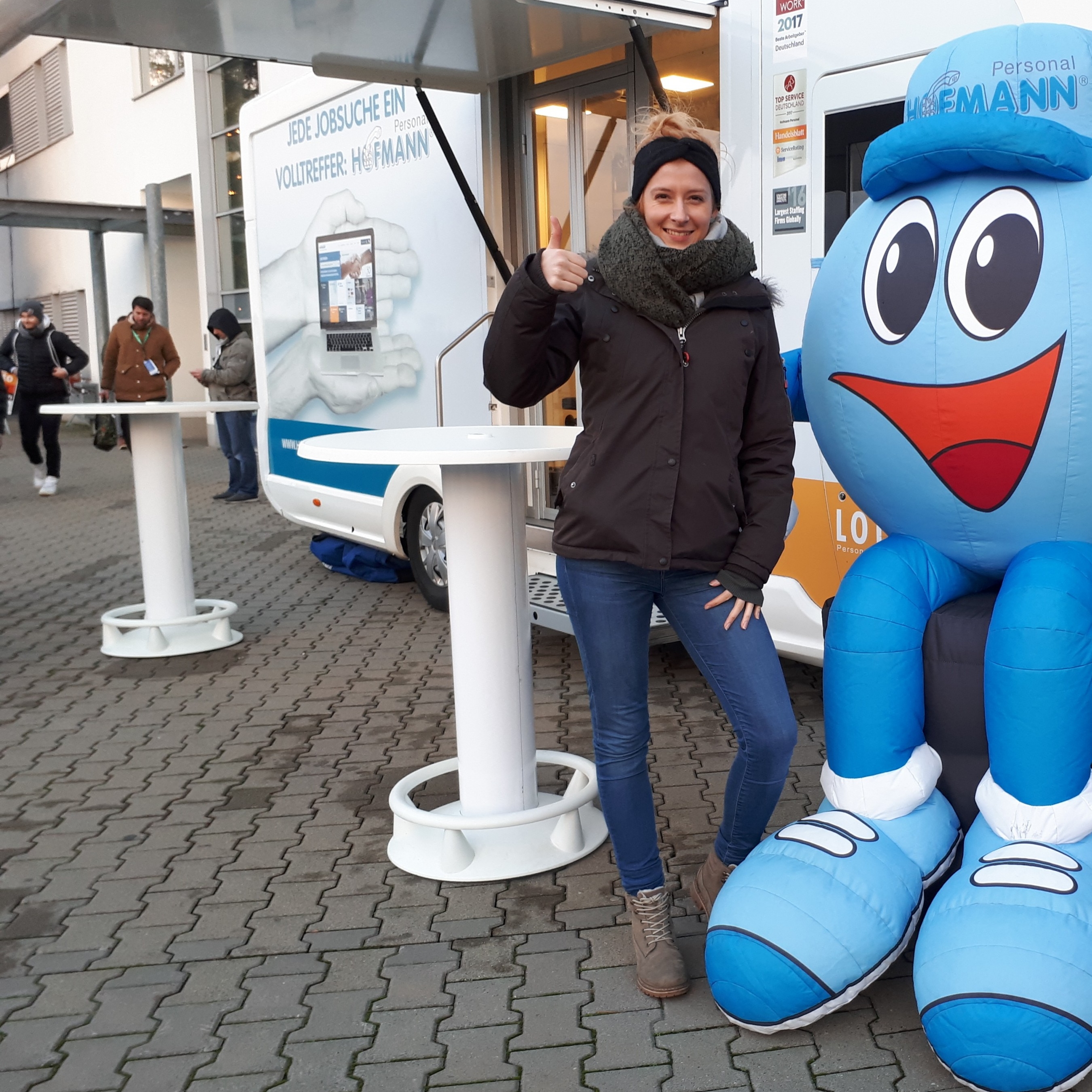 Mitarbeiter im Einsatz