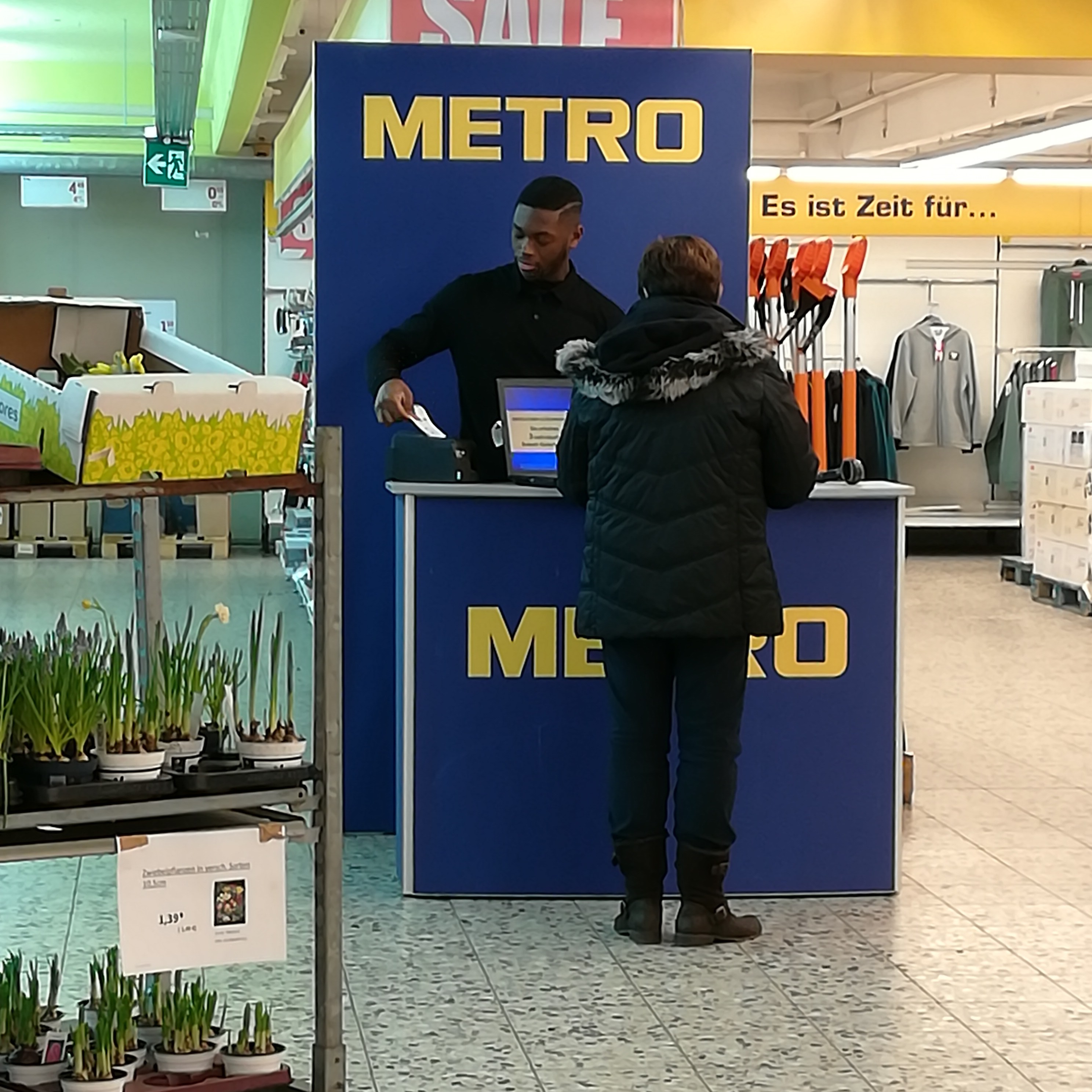 Mitarbeiter im Einsatz