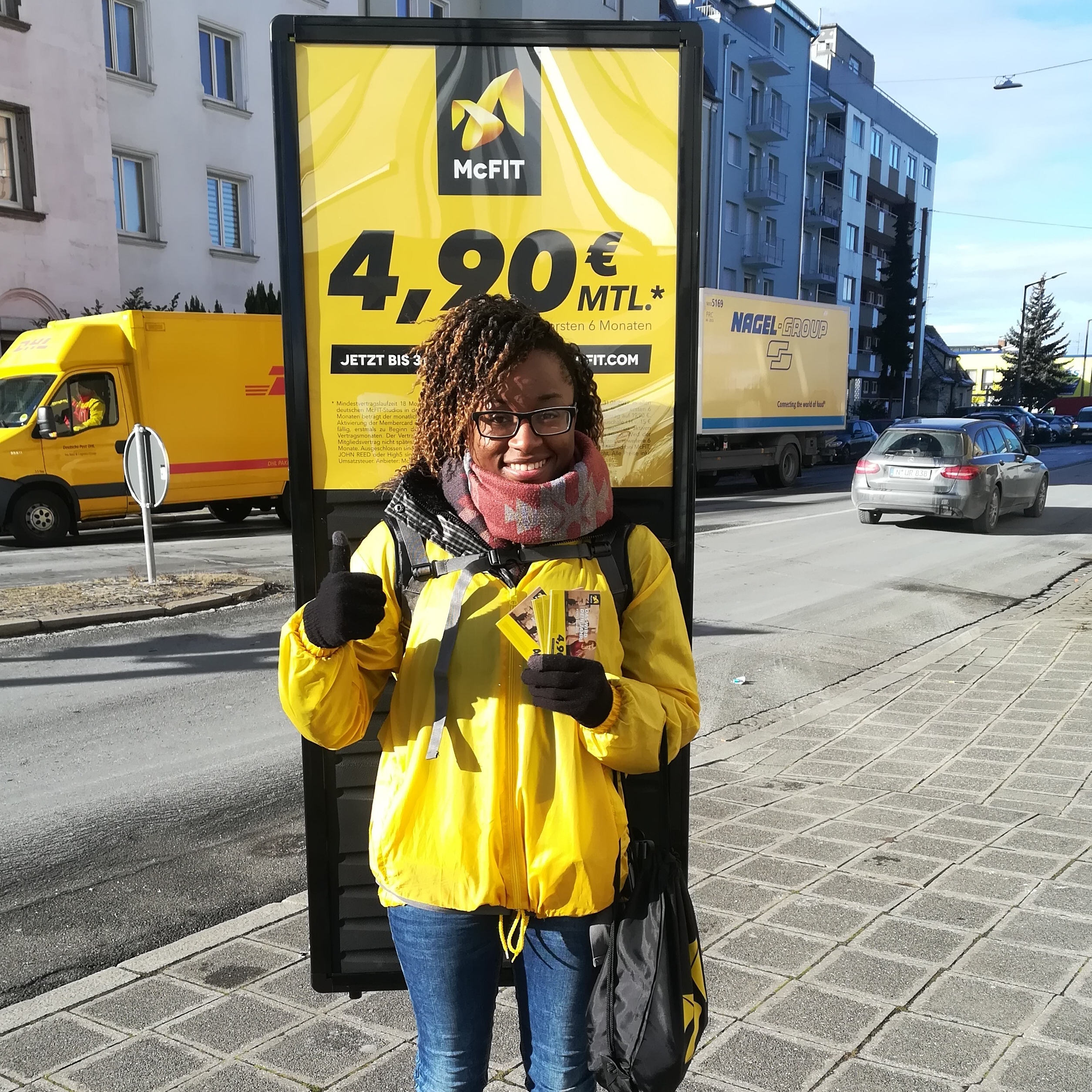Mitarbeiter im Einsatz