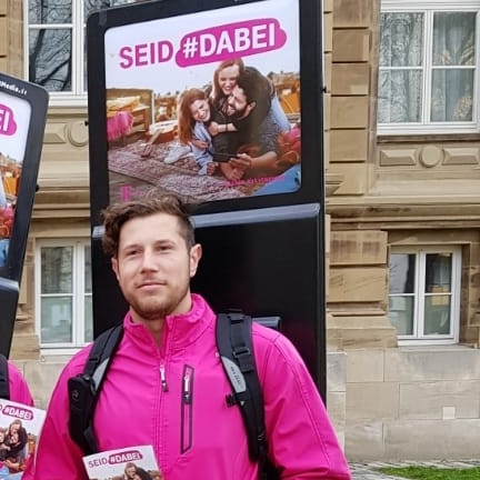Mitarbeiter im Einsatz