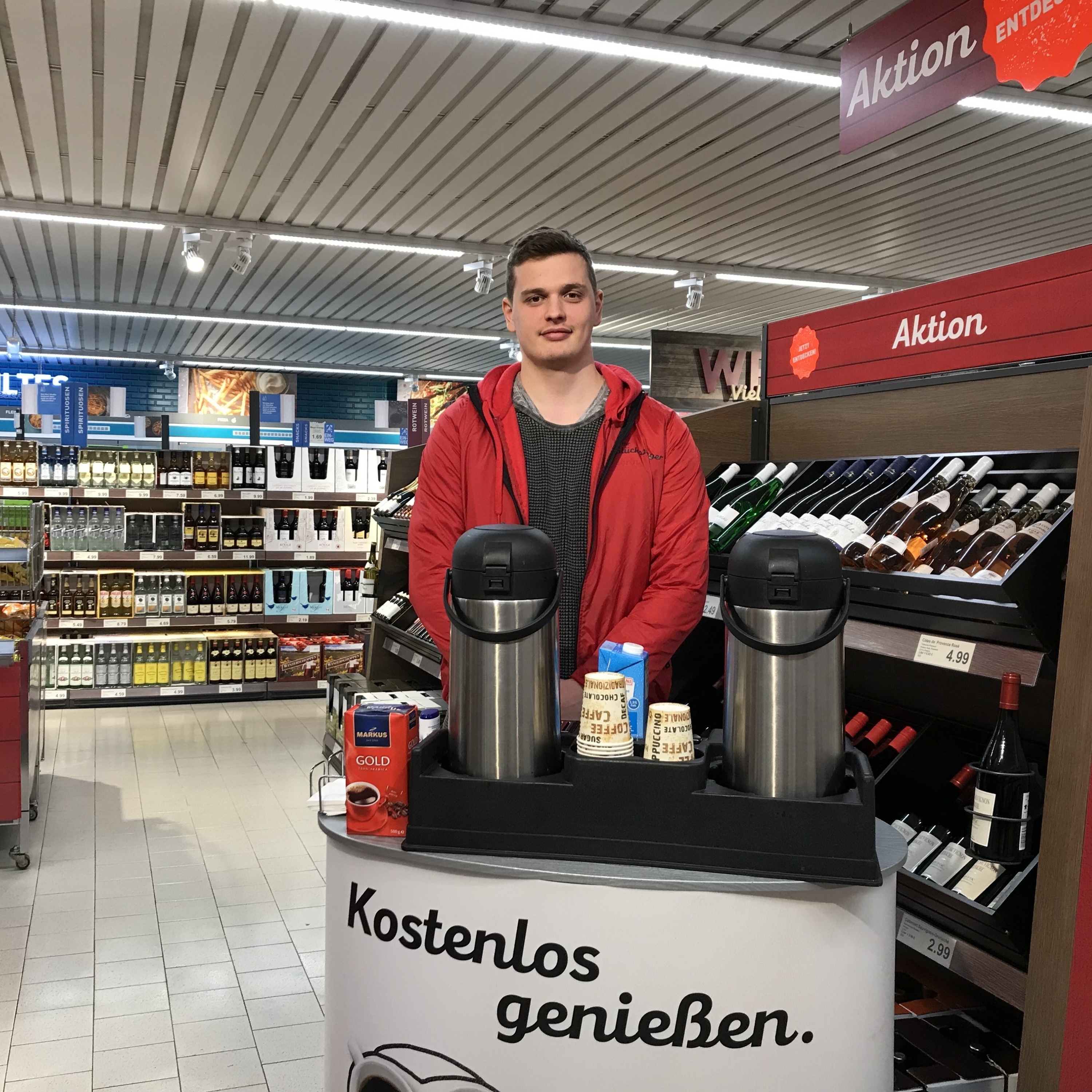 Mitarbeiter im Einsatz