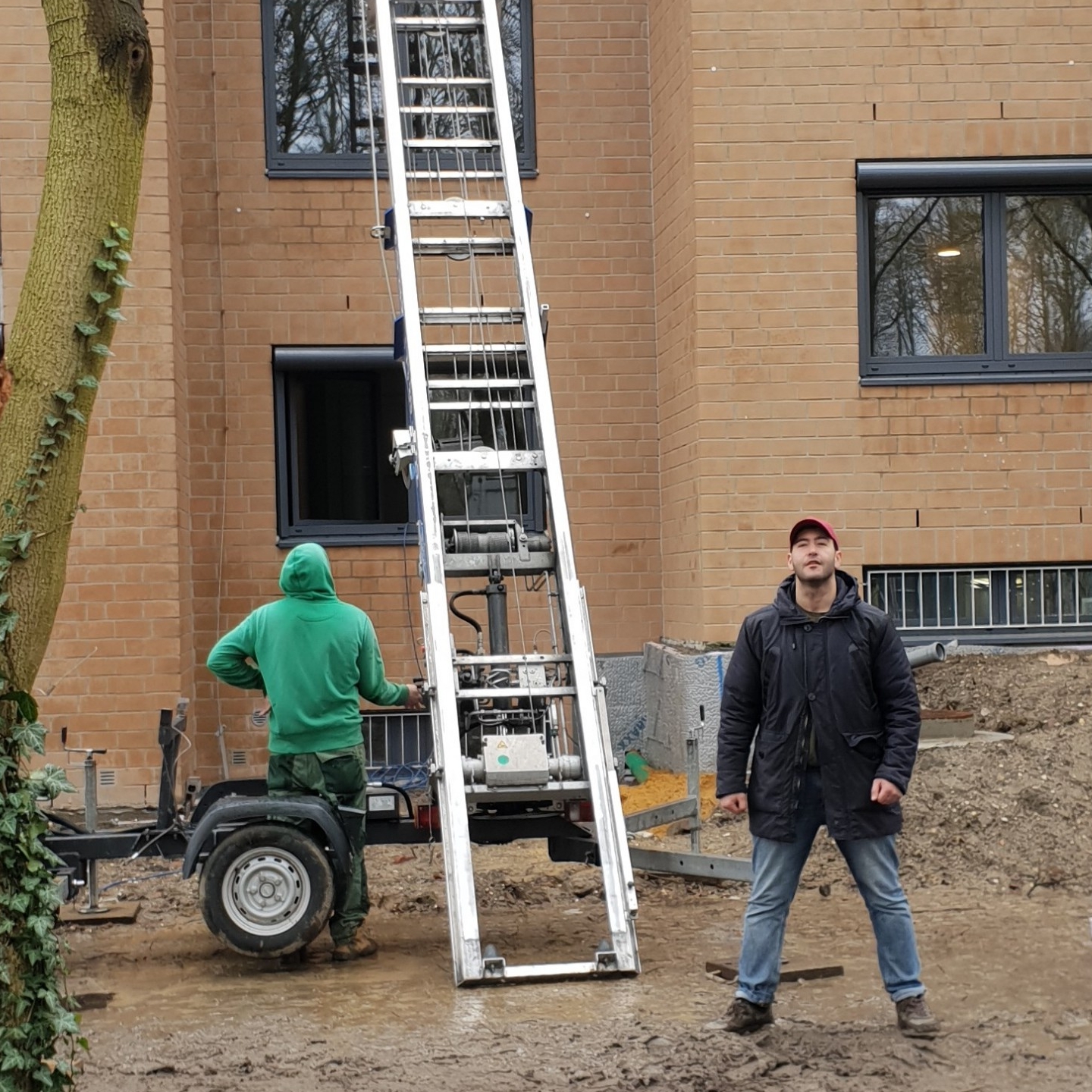 Mitarbeiter im Einsatz
