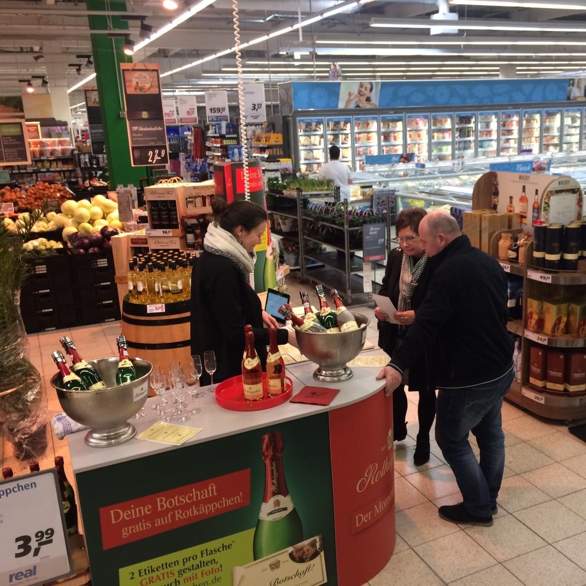 Mitarbeiter im Einsatz