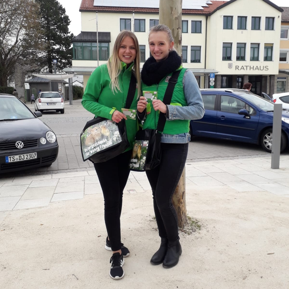 Mitarbeiter im Einsatz