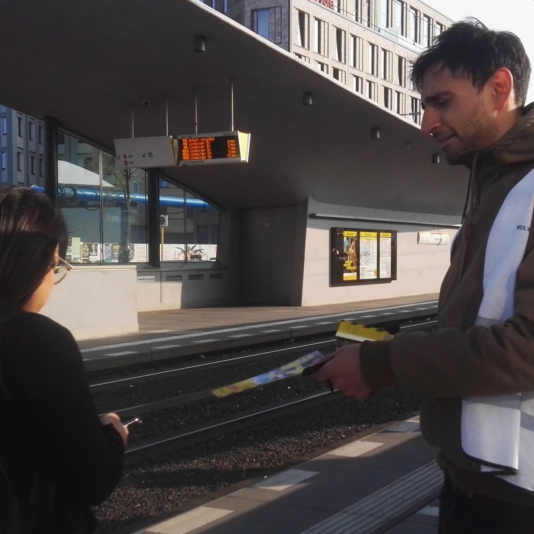 Mitarbeiter im Einsatz