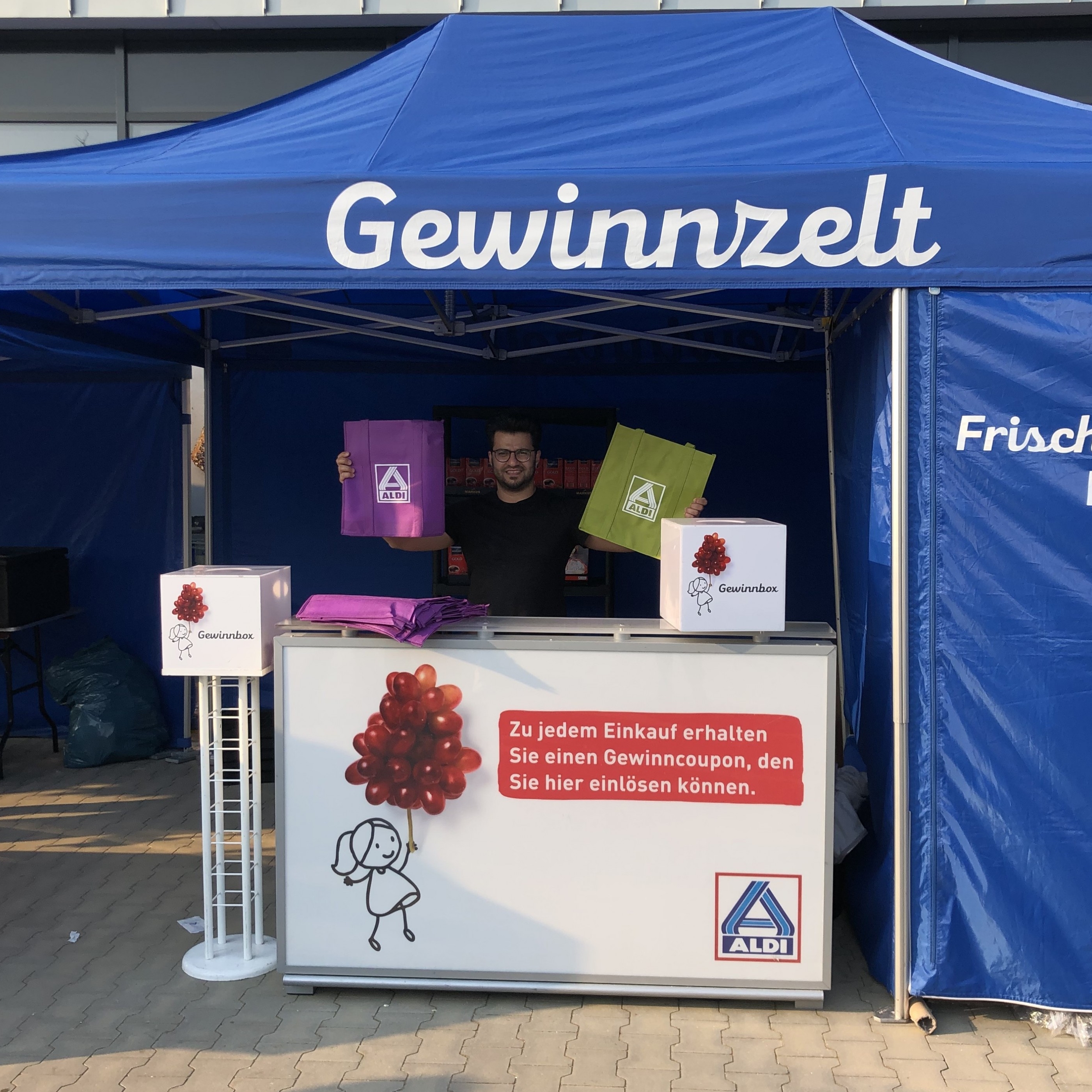 Mitarbeiter im Einsatz