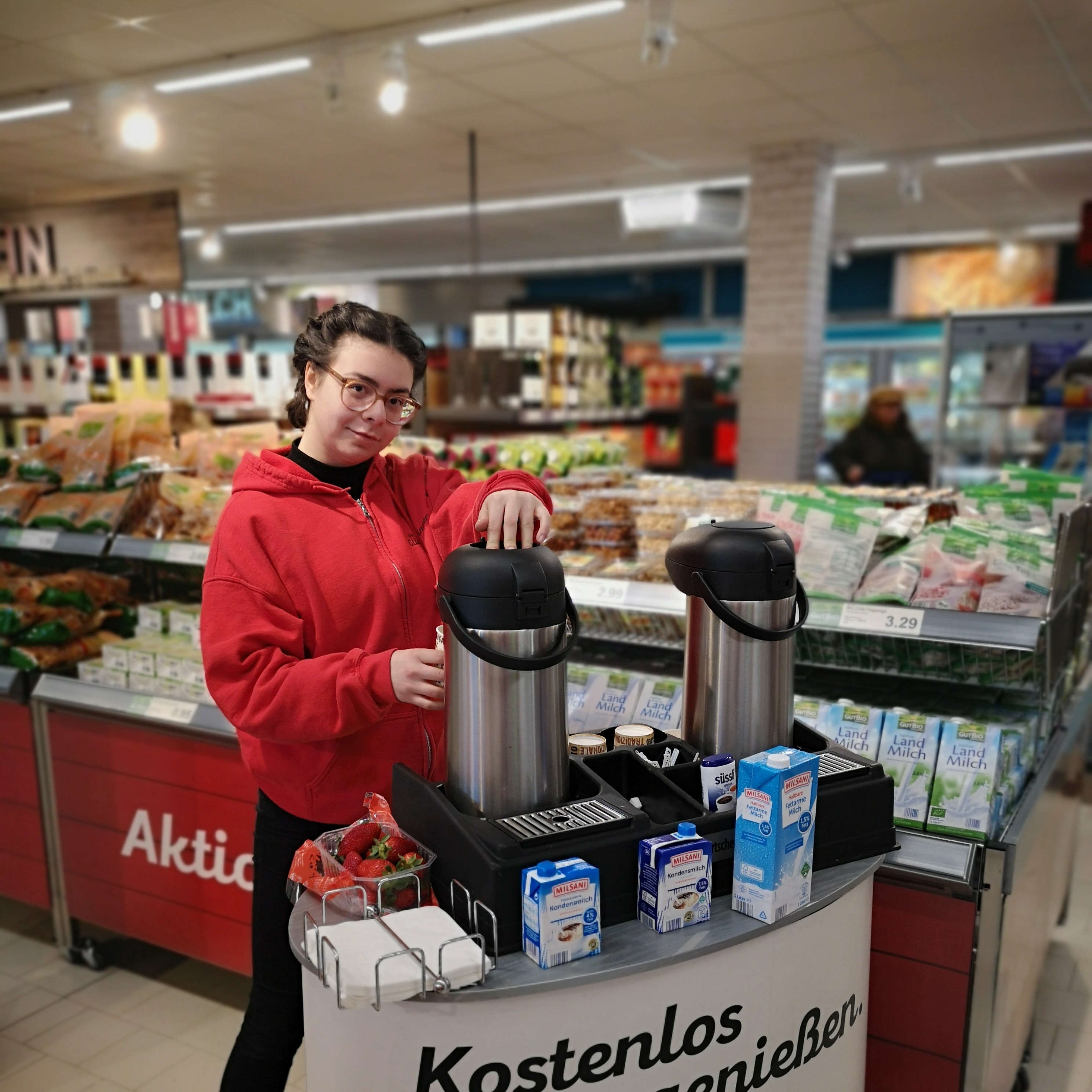 Mitarbeiter im Einsatz