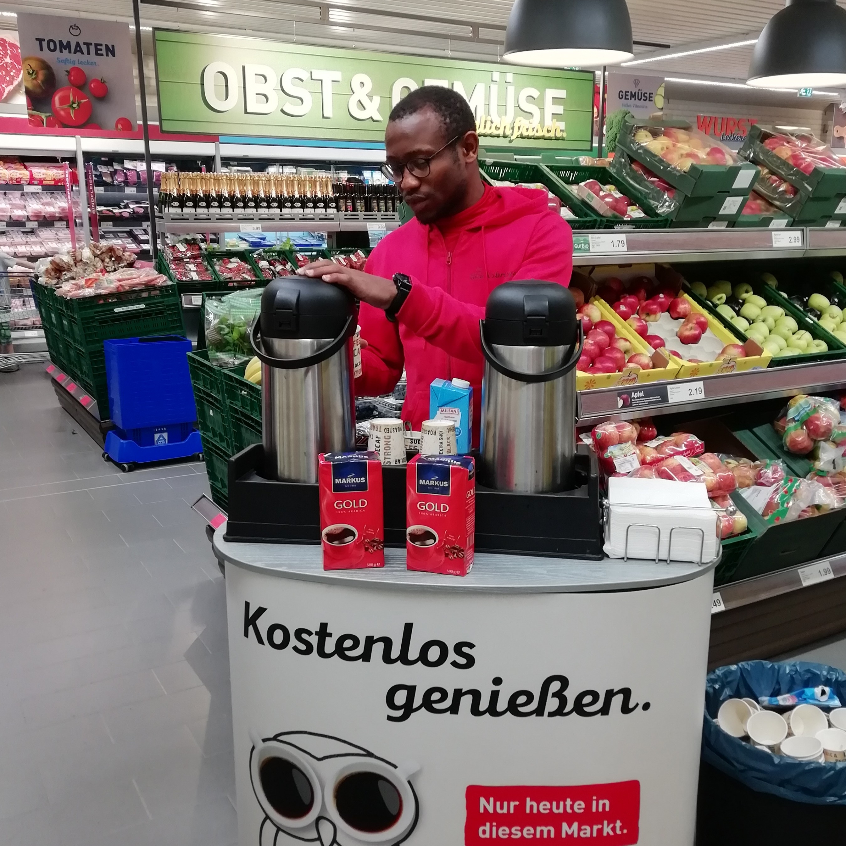Mitarbeiter im Einsatz
