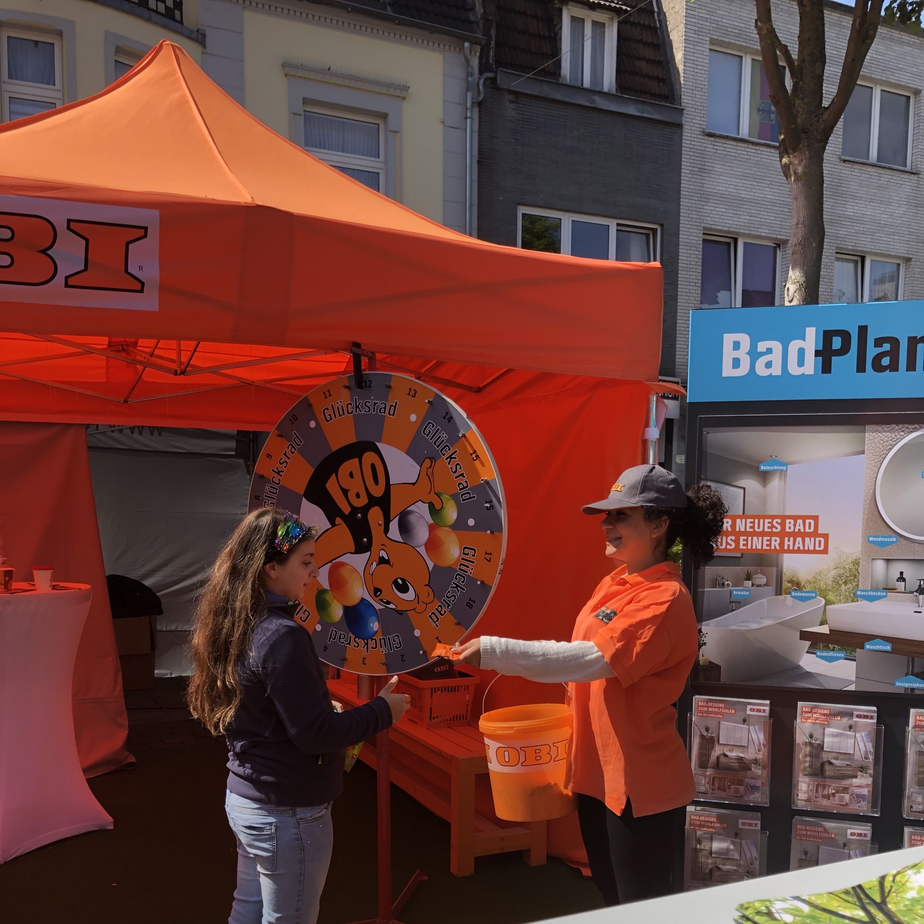 Mitarbeiter im Einsatz