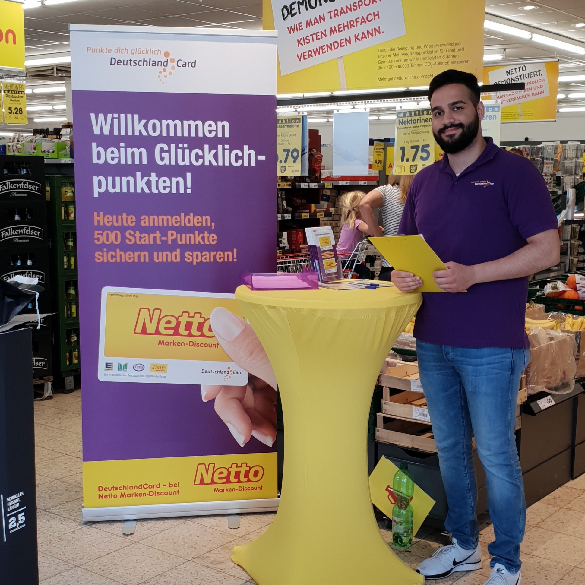 Mitarbeiter im Einsatz
