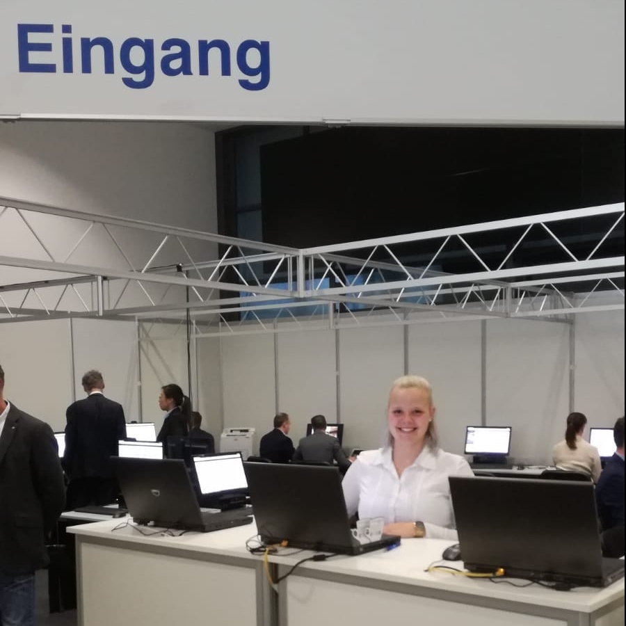 Mitarbeiter im Einsatz