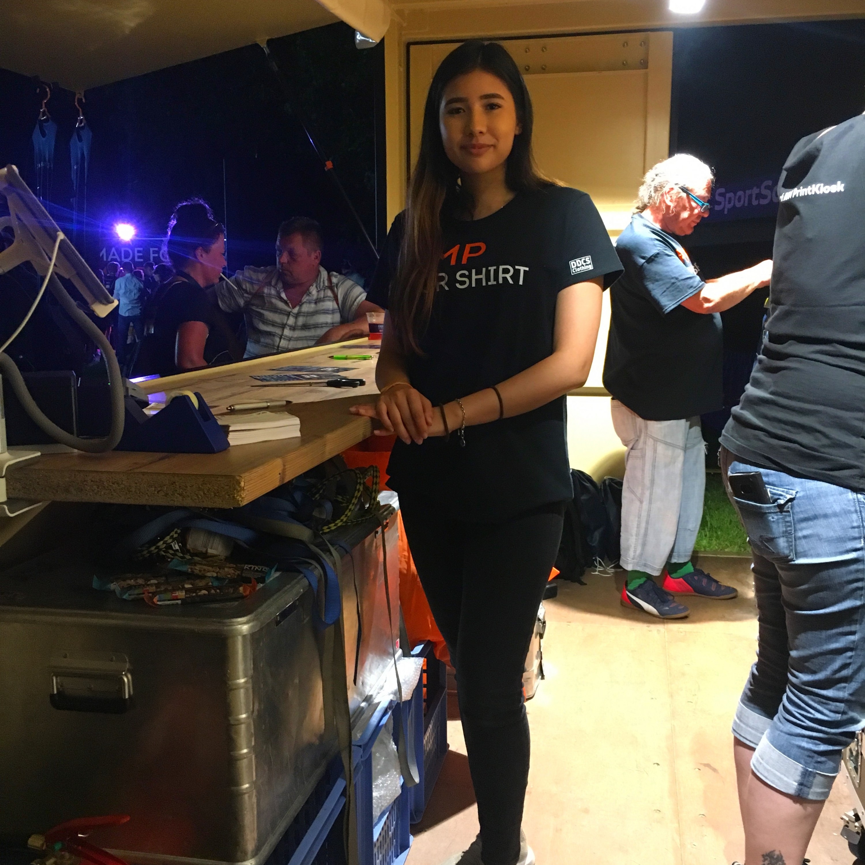 Mitarbeiter im Einsatz