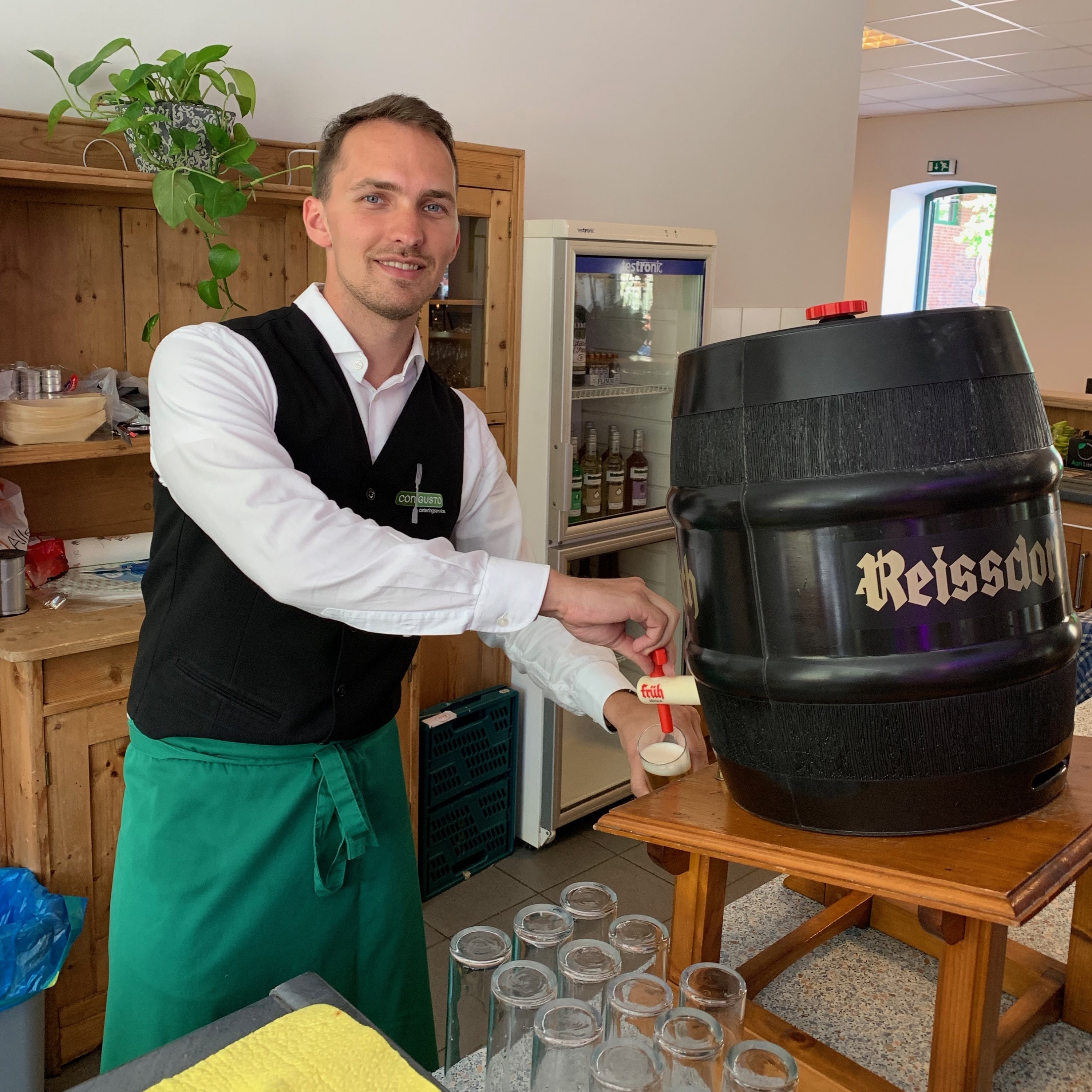 Oliver bei der Arbeit