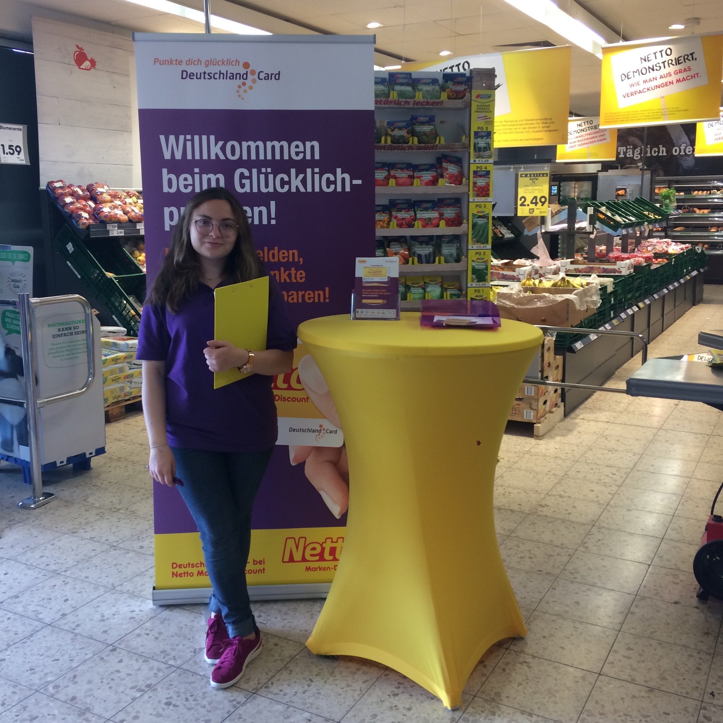 Mitarbeiter im Einsatz