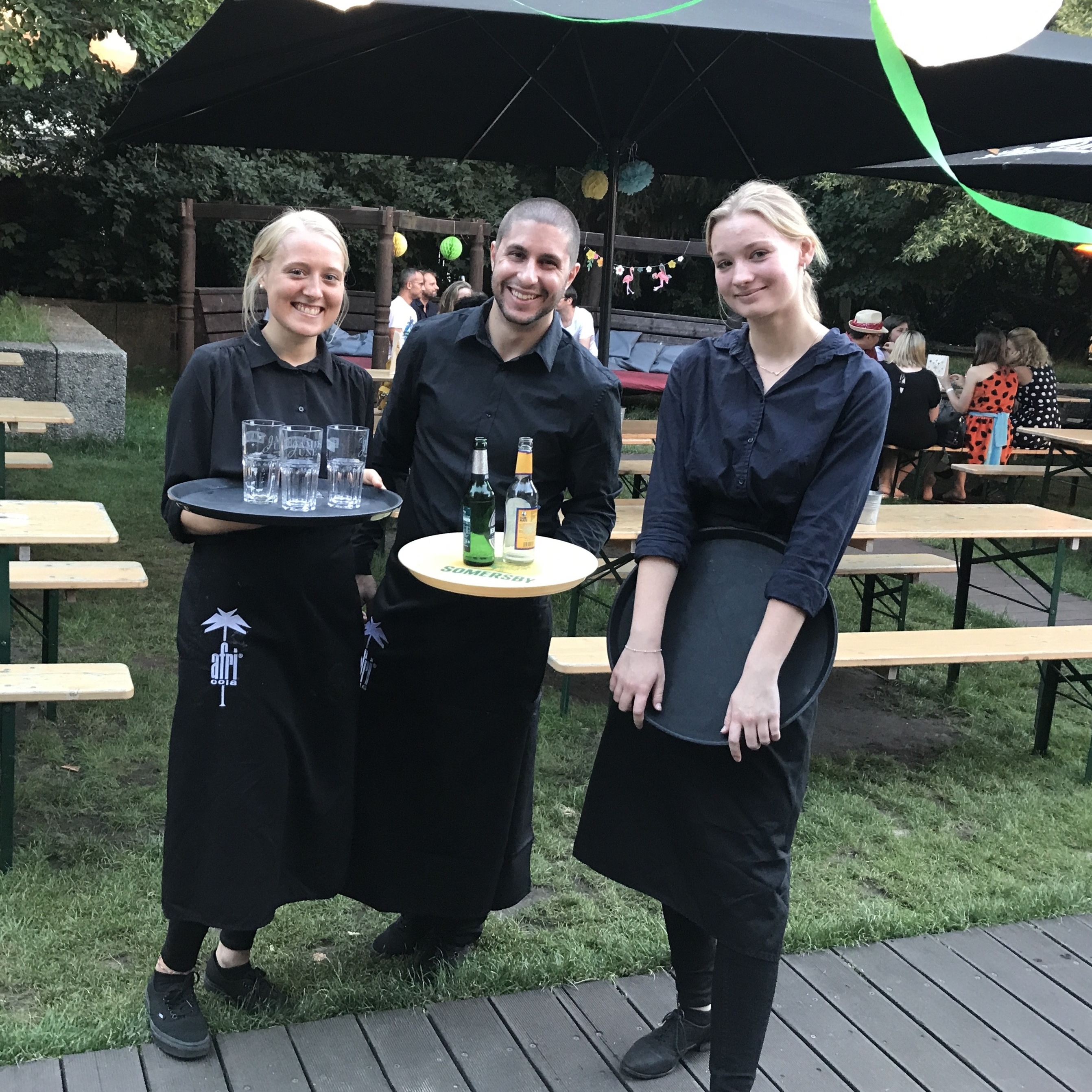 Mitarbeiter im Einsatz