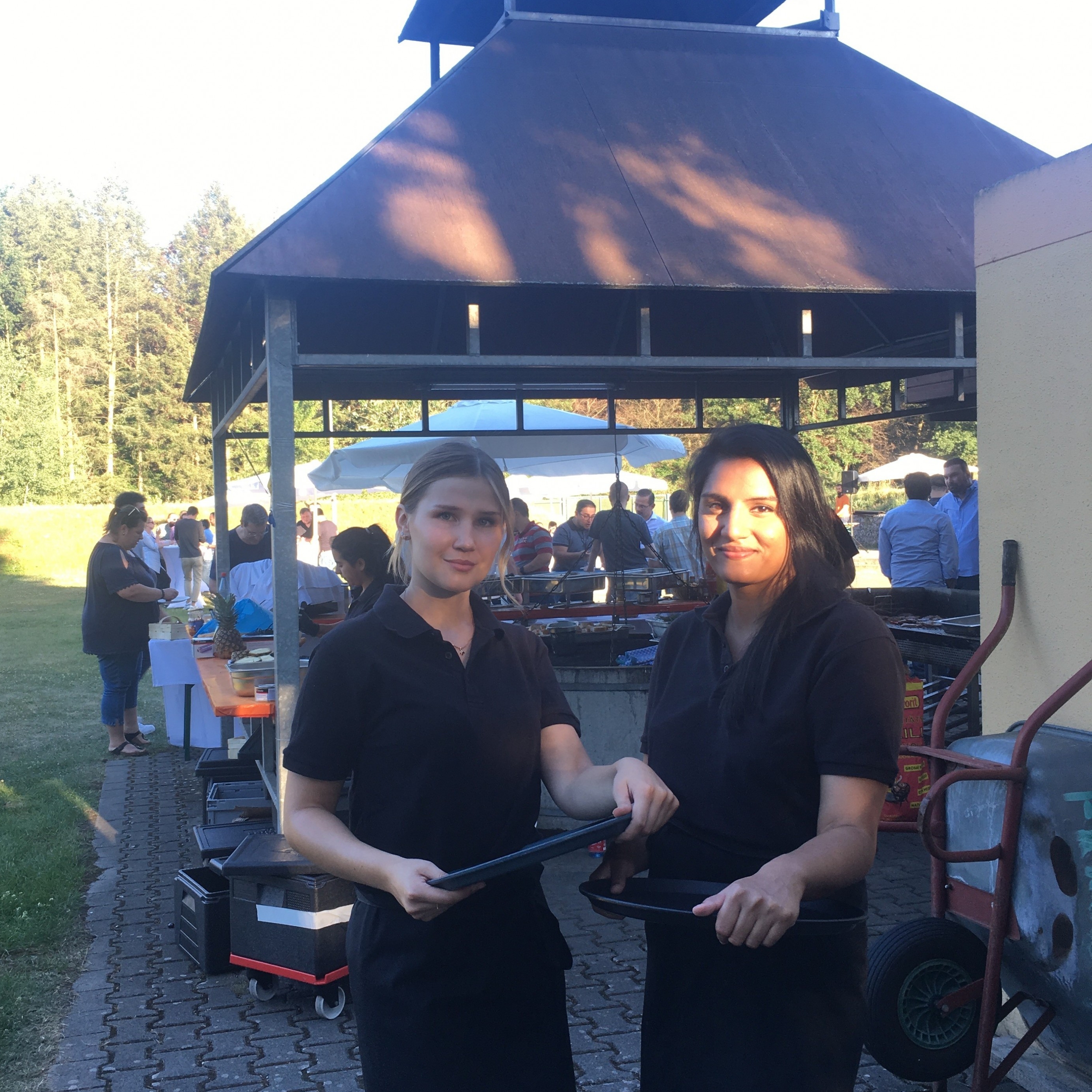 Mitarbeiter im Einsatz