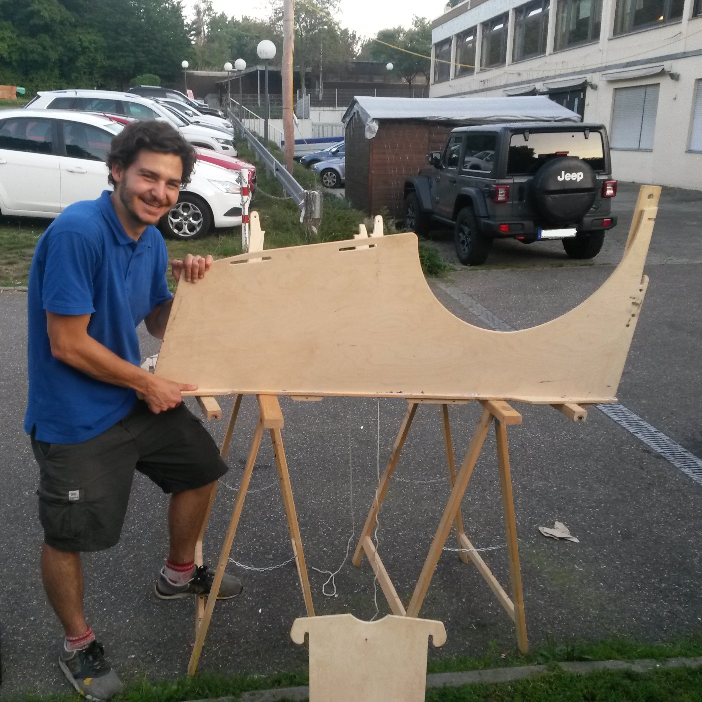 Andreas bei der Arbeit