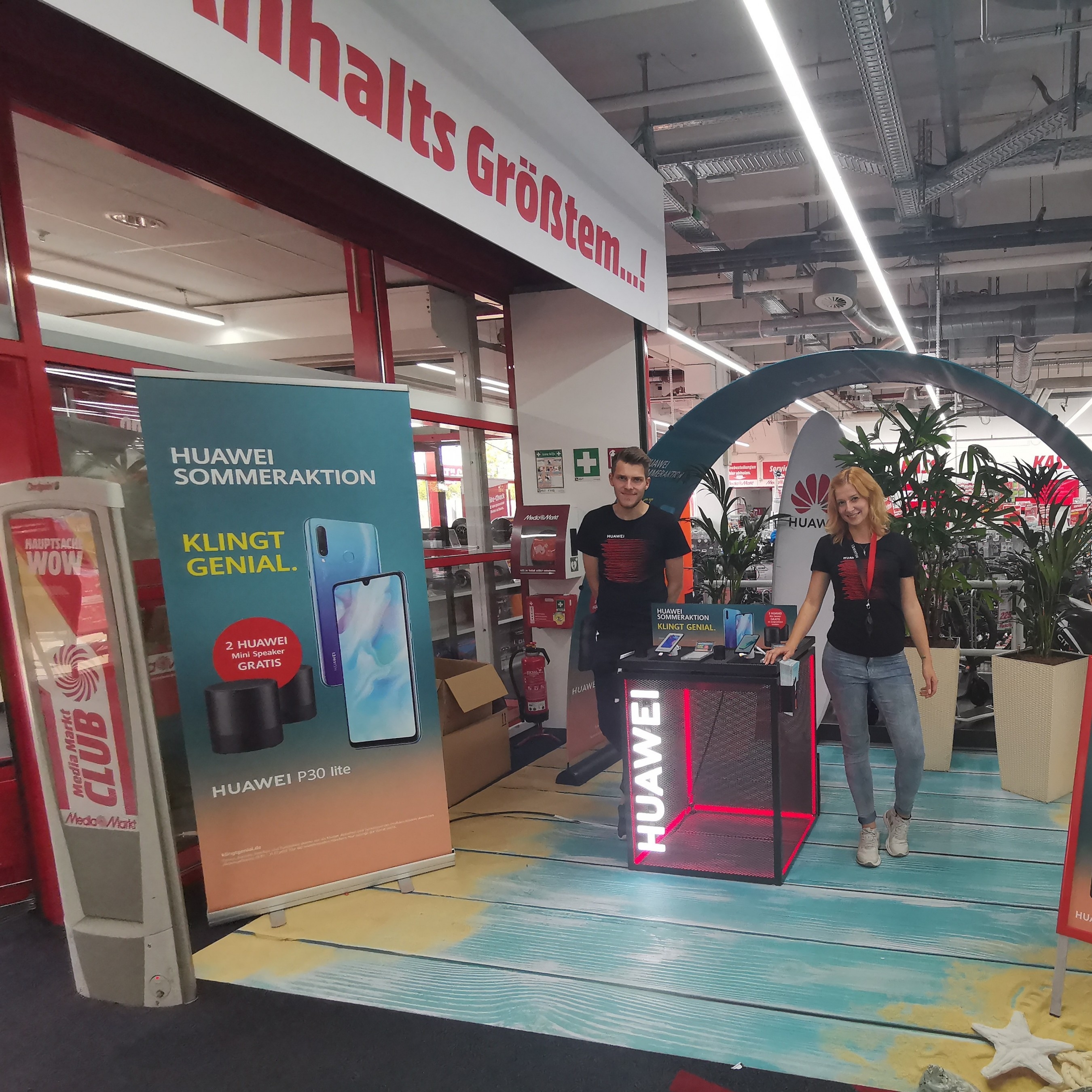 Mitarbeiter im Einsatz