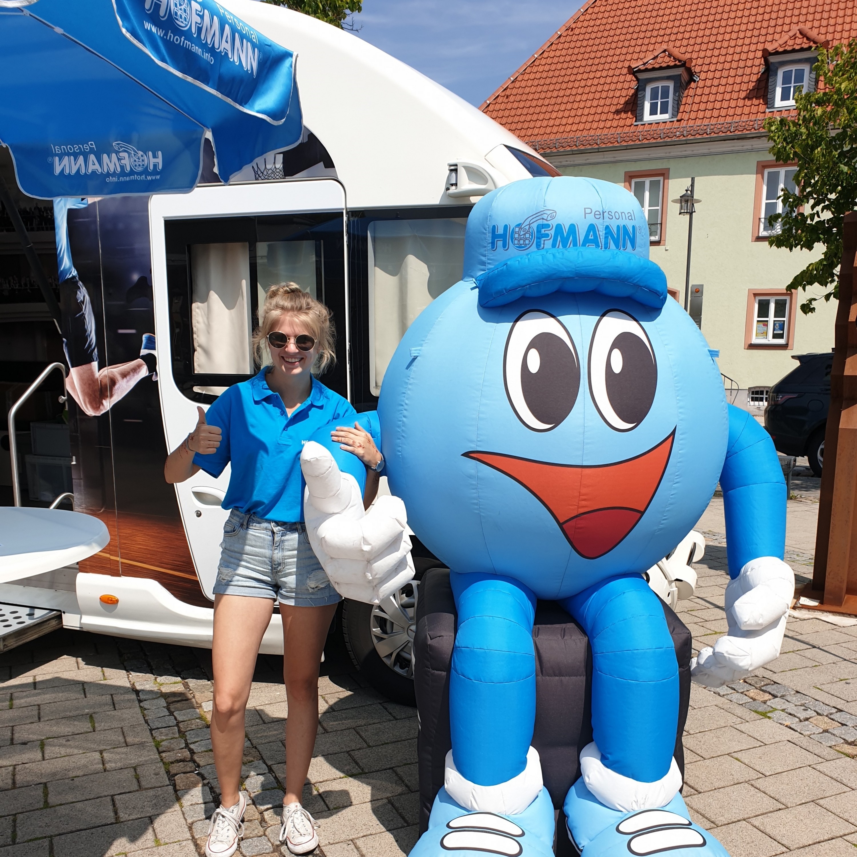 Mitarbeiter im Einsatz