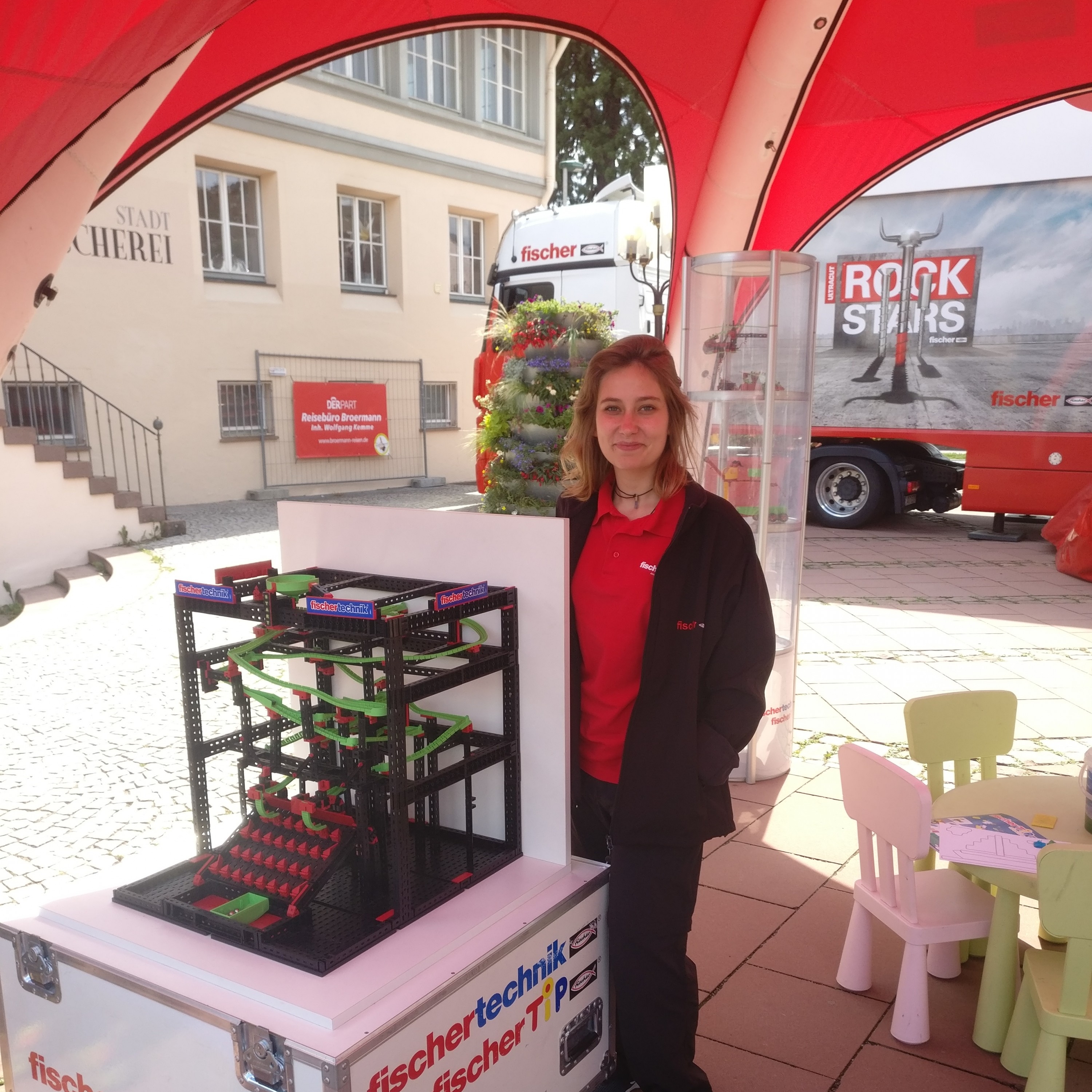 Mitarbeiter im Einsatz