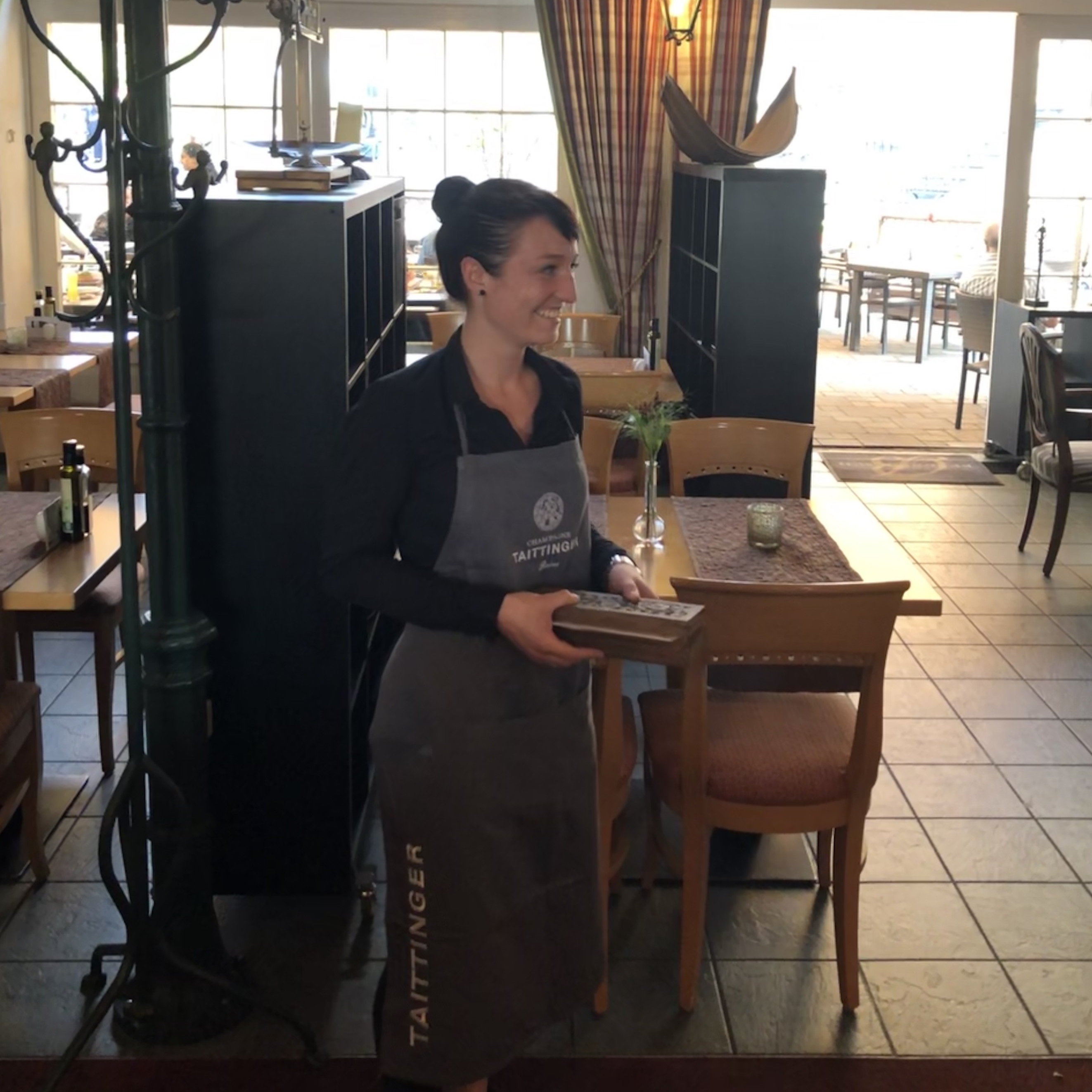 Lea bei der Arbeit