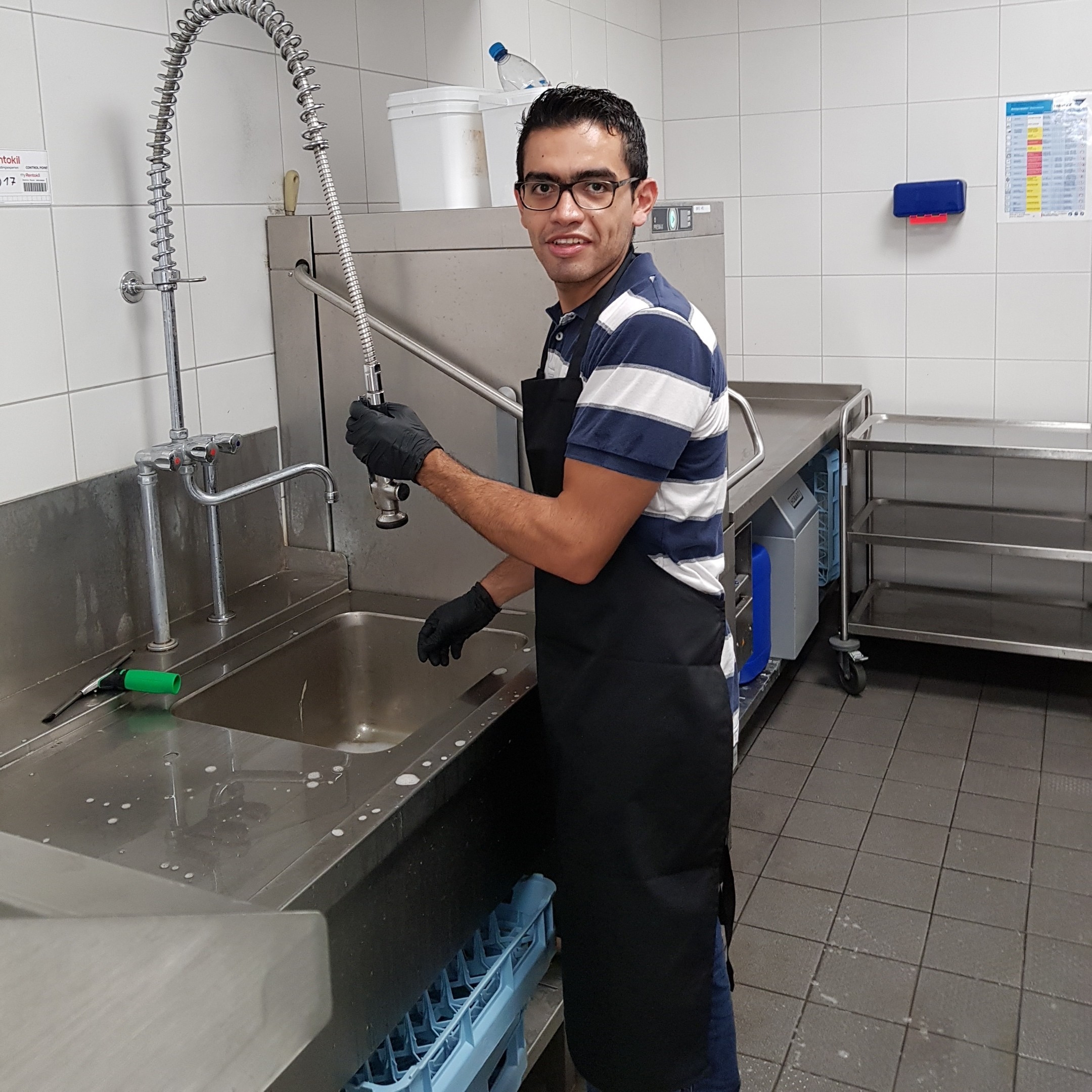 Mitarbeiter im Einsatz